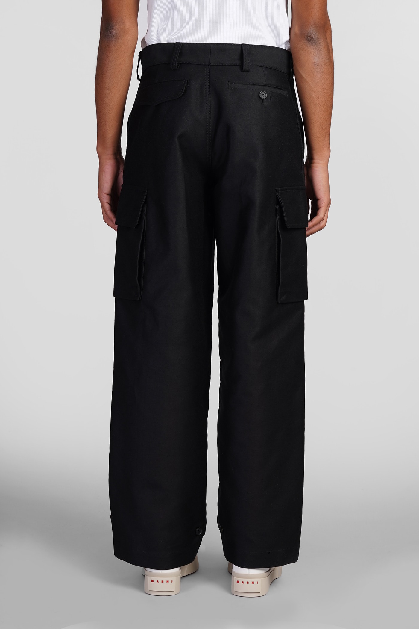 【関税&送料込み】Marni Black Pants Marni Pants In Black Cotton | italist