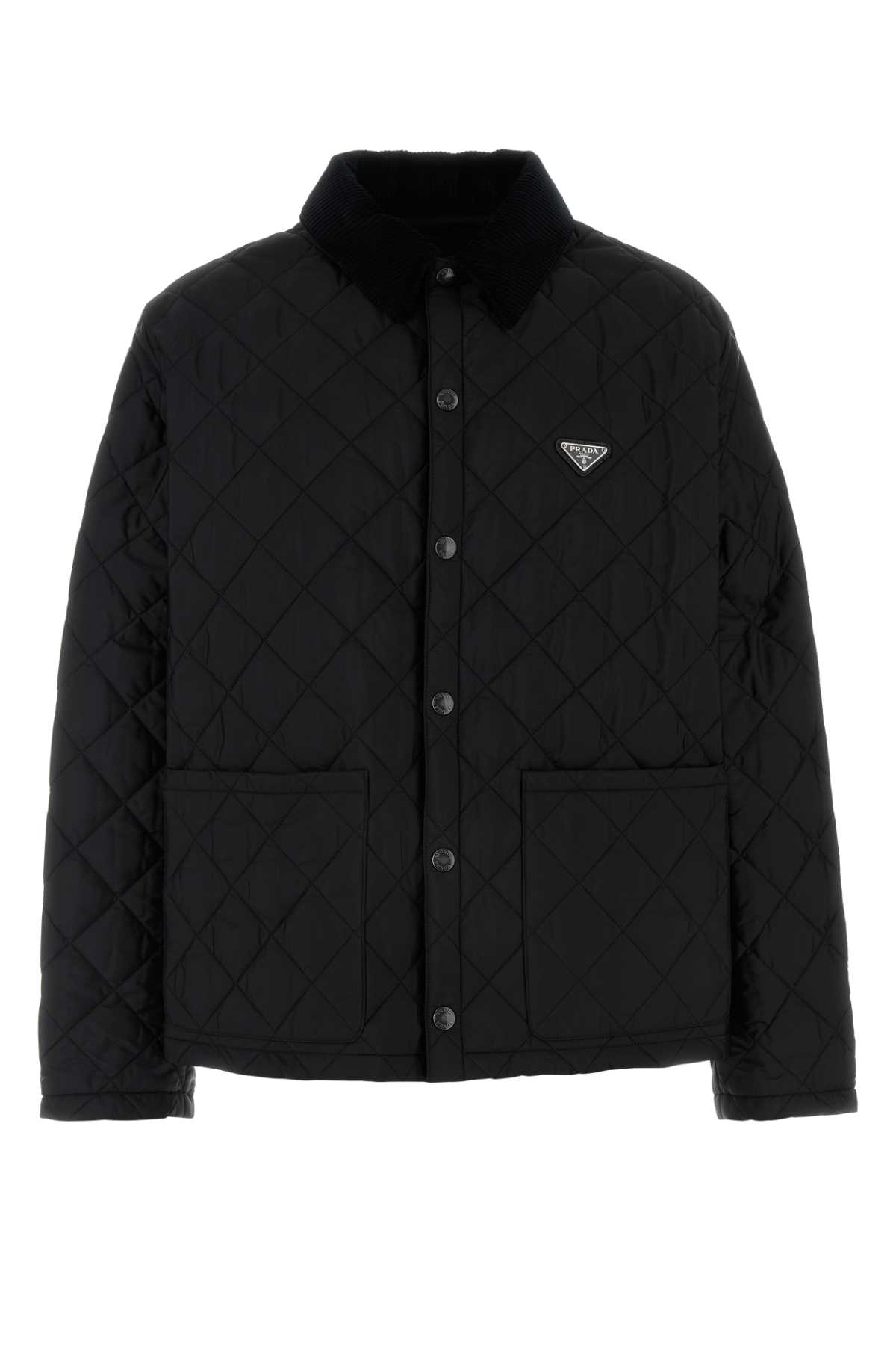Prada Black Re-nylon Padded Jacket | italist
