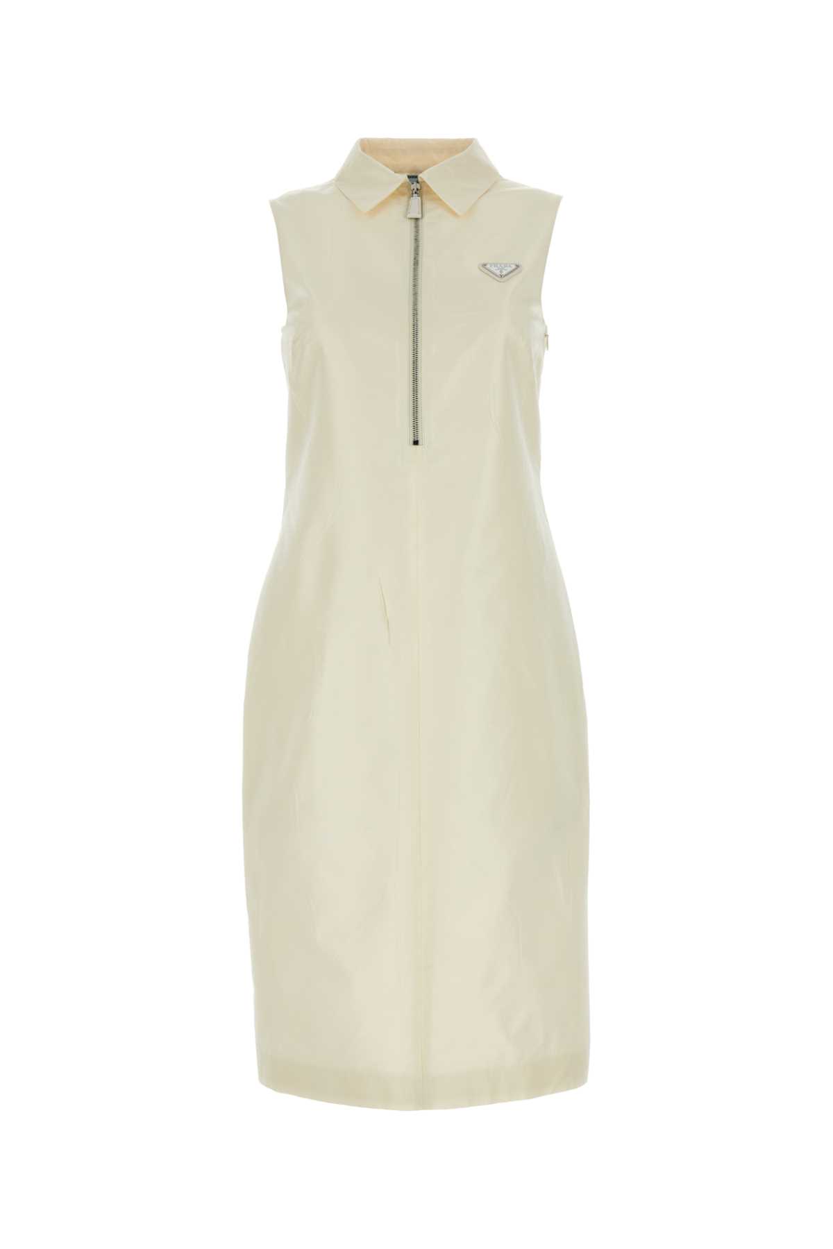 ivory faille dress