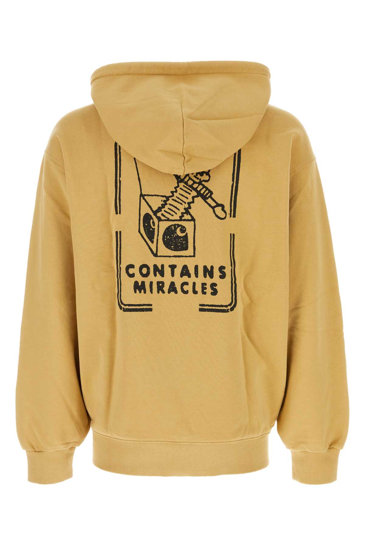 パーカー・フーディ Carhartt Mustard cotton Hooded Stamp Sweat (I033621 23F06) Carhartt Mustard Cotton Hooded Stamp Sweat | italist, ALWAYS