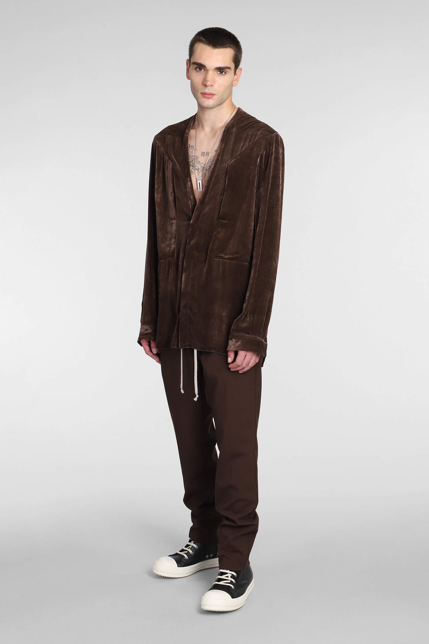 RickOwensFOGPOCKET★46★RR01C4724CVSL Rick Owens Fogpocket Blazer | Green | FARFETCH