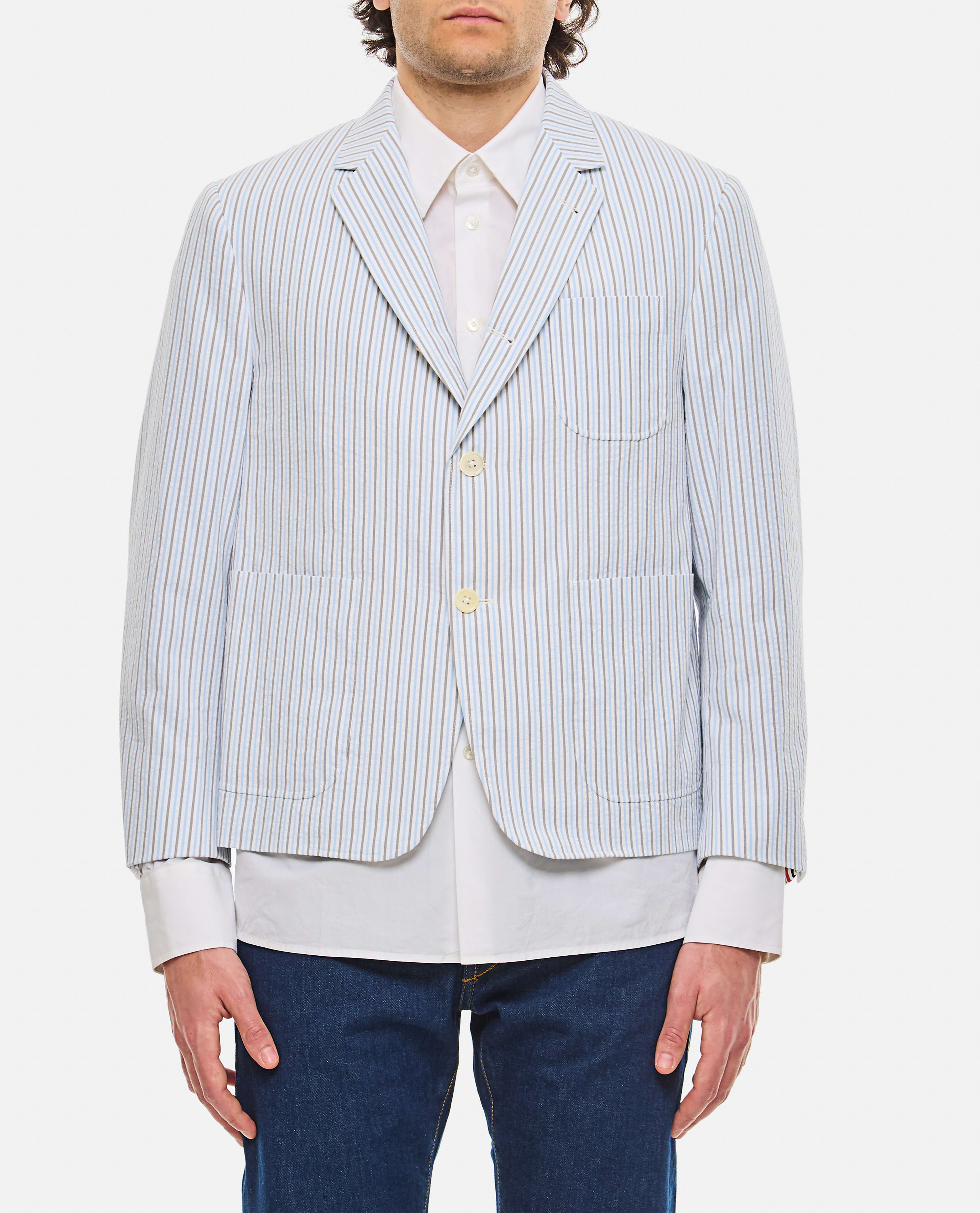 Thom Browne Cotton Seersucker Jacket | italist