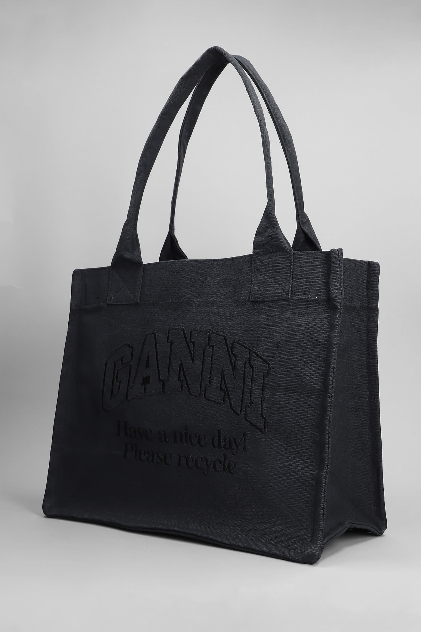VIP【関税送料無料】希少 GANNI ORGANIC COTTON LARGE TOTE BAG Ganni Large leopard print organic cotton tote bag | The