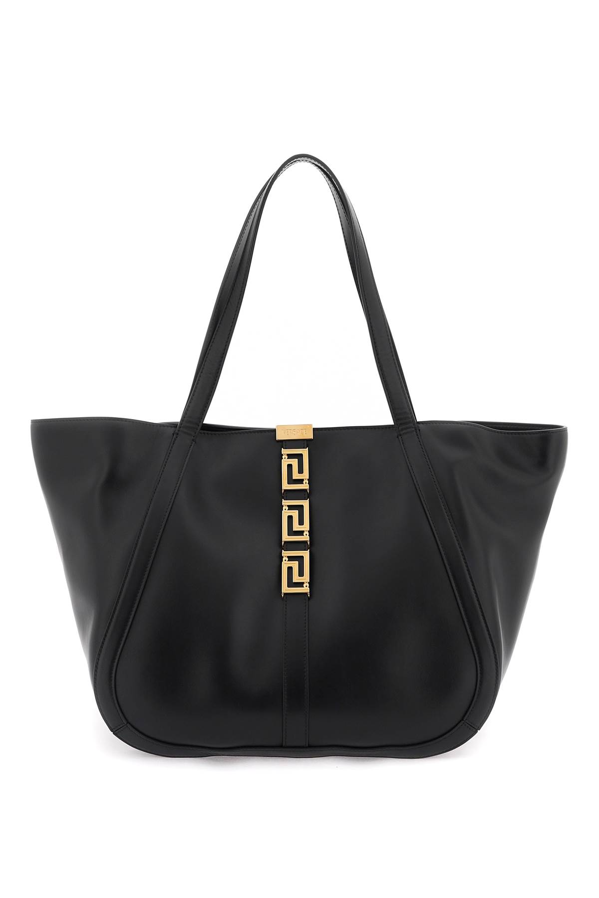 トートバッグ VERSACE FW23 GREEK GODDESS BAG (1011178_1A051341B00V) Versace Large Greca Goddess Tote Bag | Black | FARFETCH