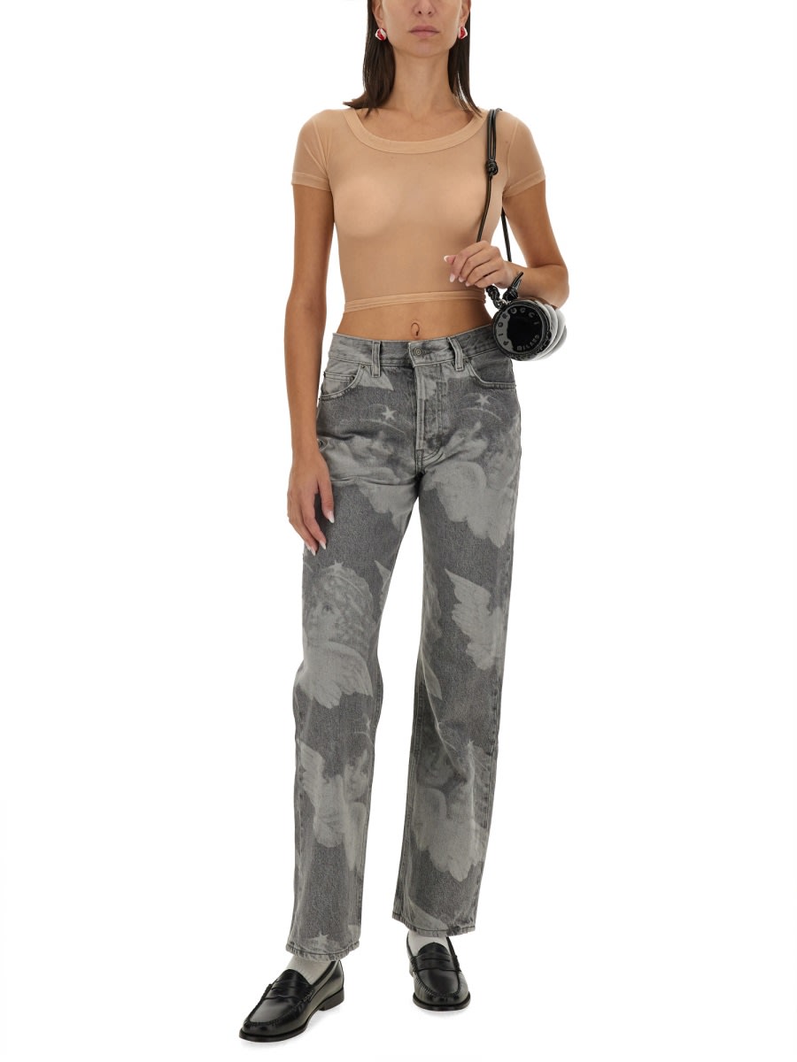 スーツ FIORUCCI FW24 TULLE TOPS. (W01FMTSS227LY04NA01 NUDE) Fiorucci Tulle Tops. | italist
