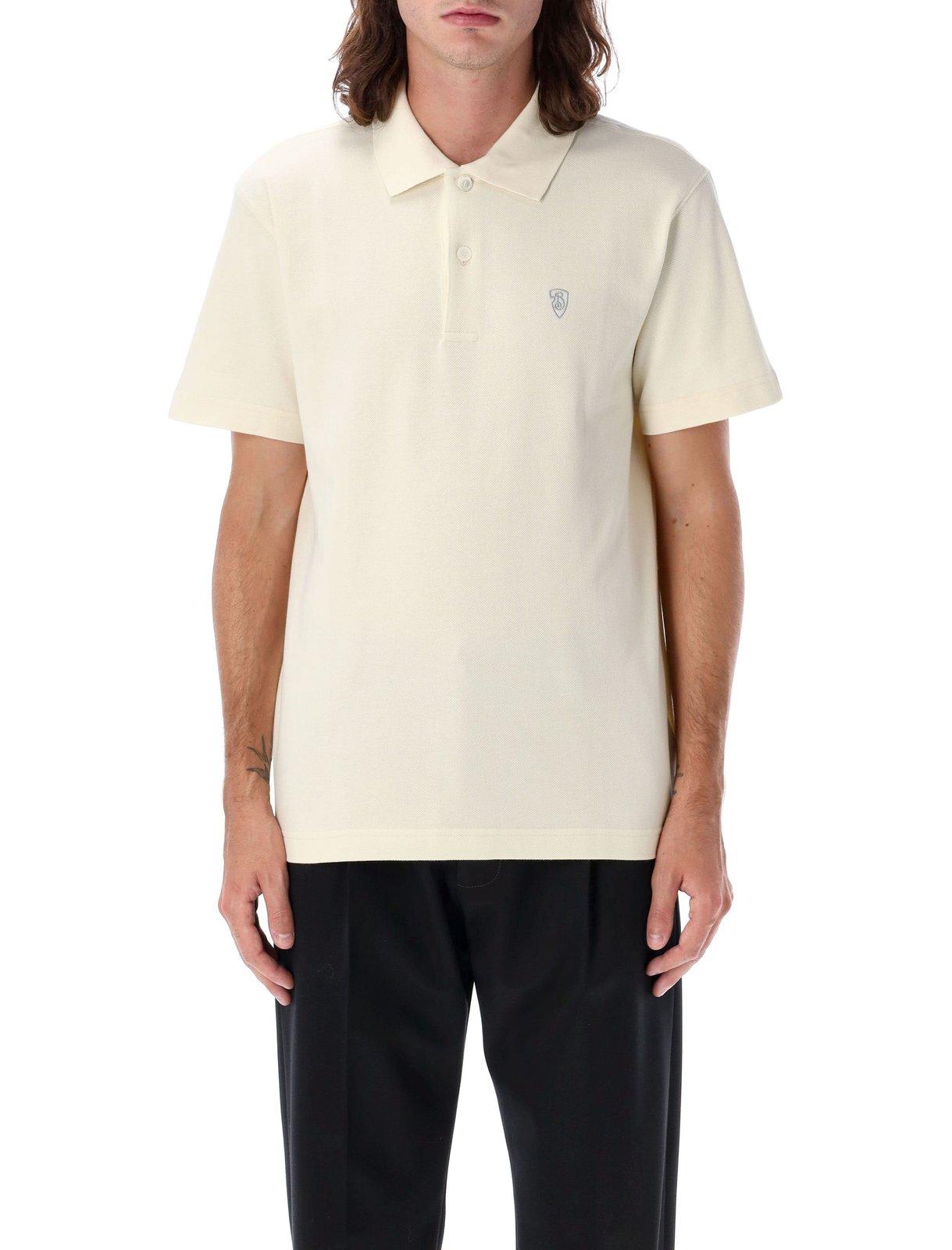 Burberry Logo Embroidered Short-sleeved Polo Shirt | italist