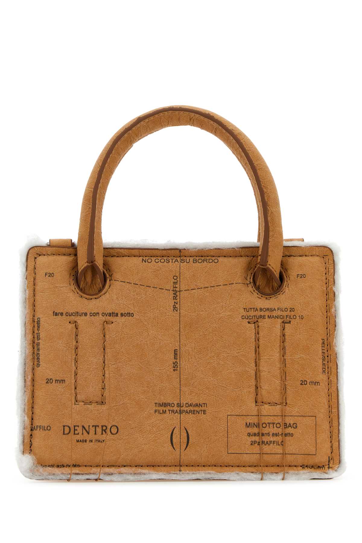 トートバッグ DENTRO Printed Leather Mini Otto Handbag DENTRO Printed leather Mini Otto handbag - Printed | Wanan