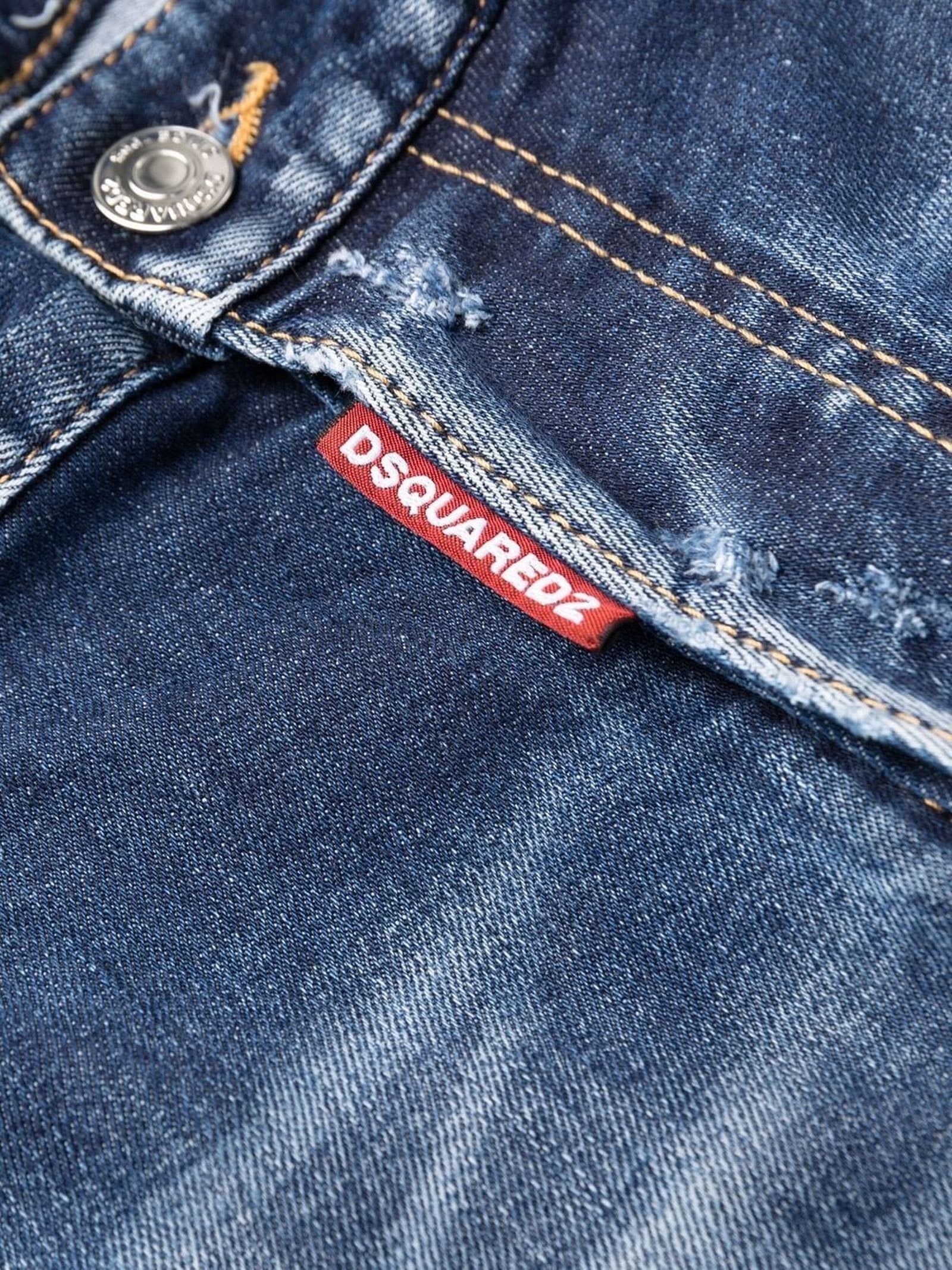 Dsquared2 Blue Cotton-blend Jeans | italist