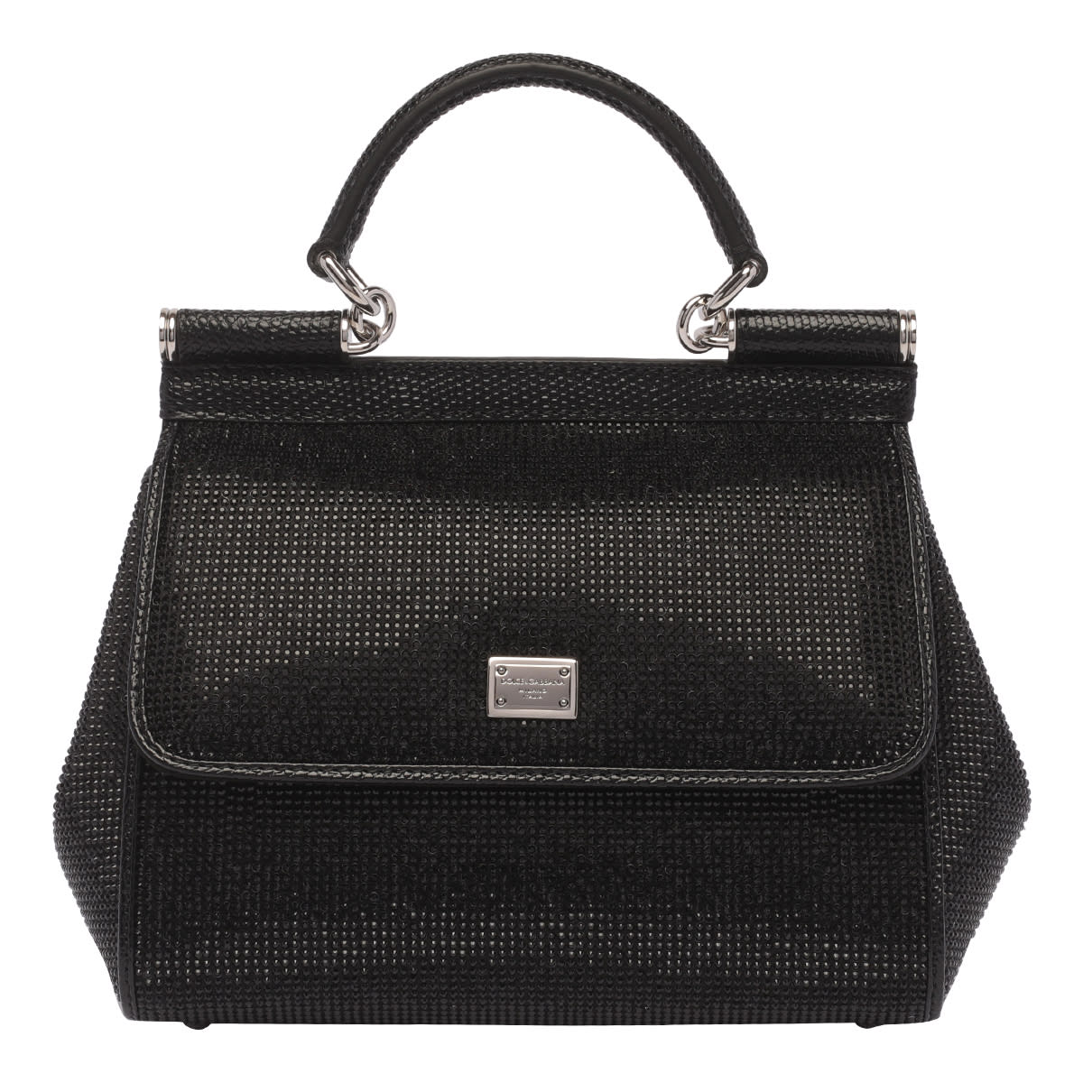 ハンドバッグ Dolce & Gabbana HAND BAG (BB6003B6I38 8B956) Medium Sicily handbag in Black for Women | Dolce&Gabbana®