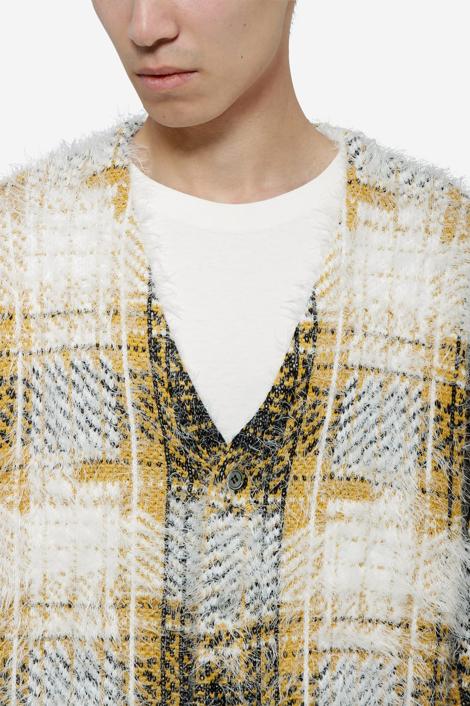 Stussy Hairy Plaid Cardigan | italist