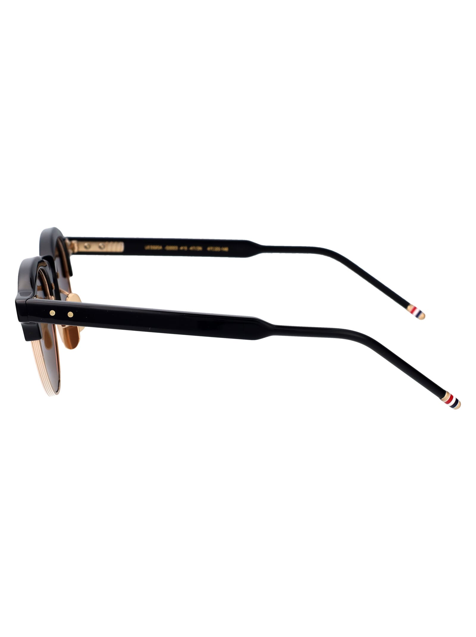 【送料&関税込】Thom Browne UES920A/G0003 Sunglasses - Unise Tokyo Tortoise And 12 K Gold Acetate And Titanium Oval
