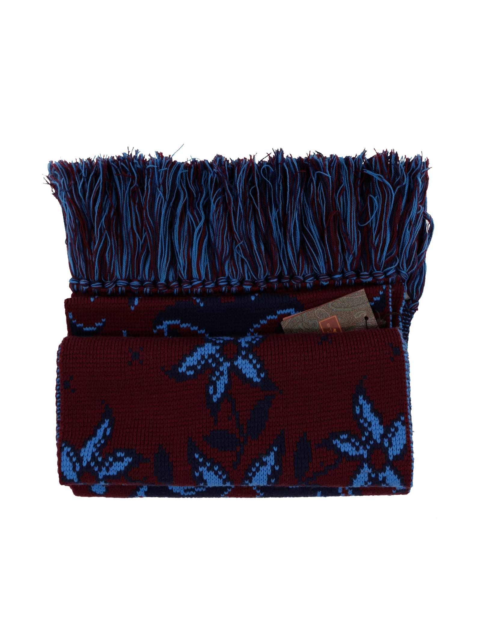 スカーフ ETRO Woman Scarf Violet WAKJ0001AQ171 S9825 Etro Jacquard Scarf With Fringes | italist