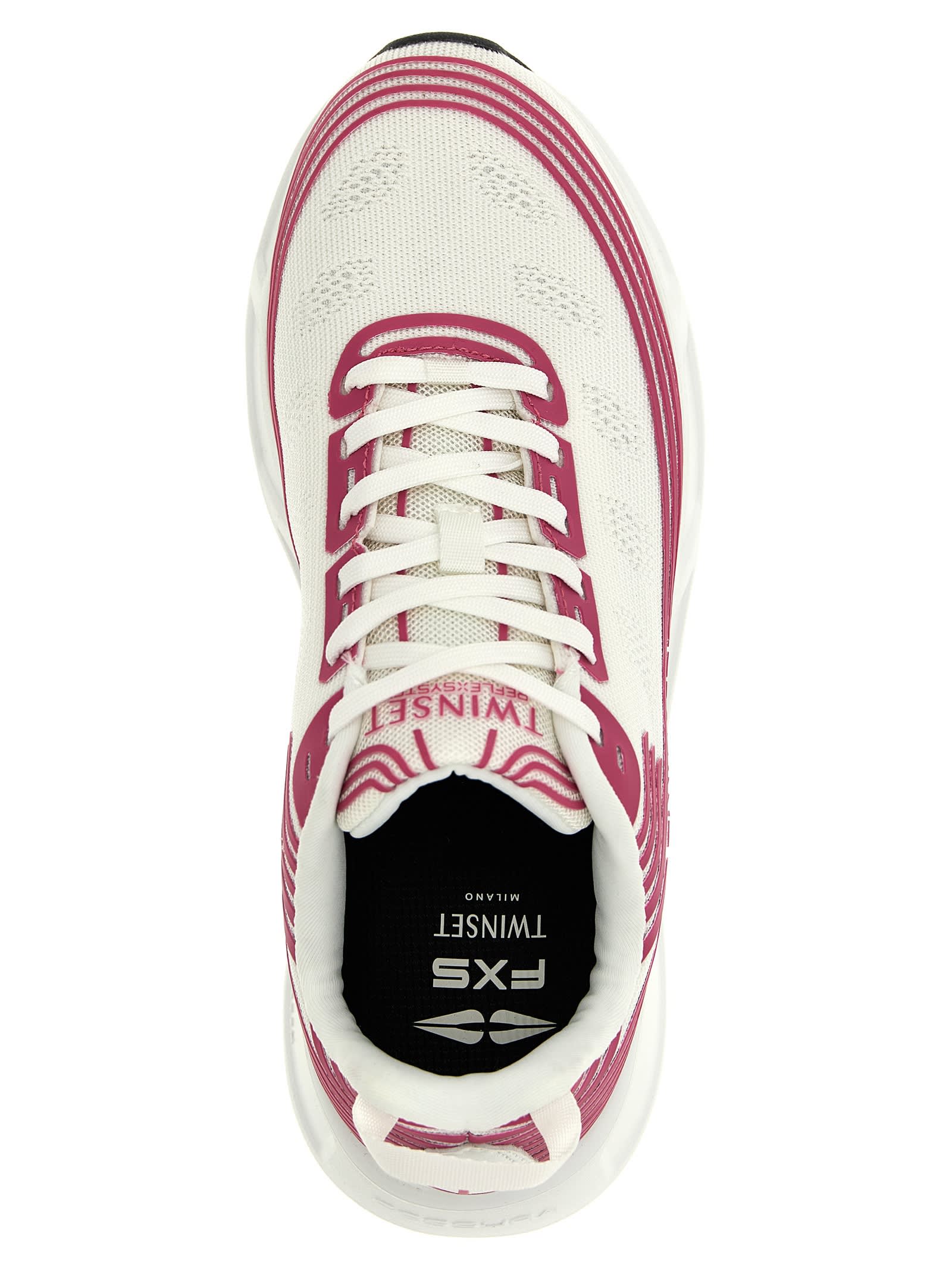 スニーカー TWINSET SS24 Stretch knit sneakers (241TCP212S18698 11401) TwinSet Stretch Knit Sneakers | italist