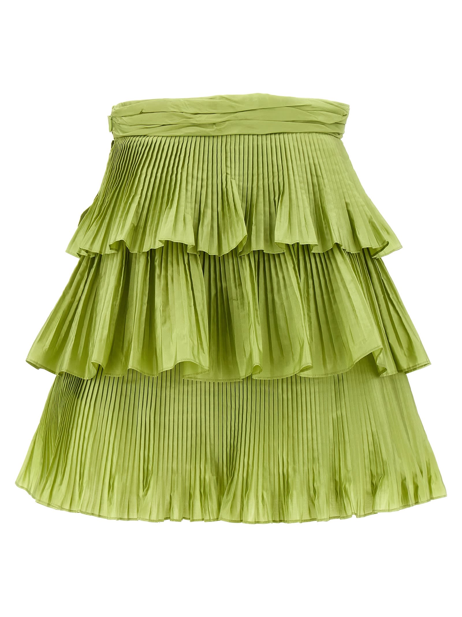 ミニスカート VALENTINO Skirt Velentino Garavani Taffeta (B3RADN5917 6Y0) Valentino Garavani Skirt Velentino Garavani Taffetà