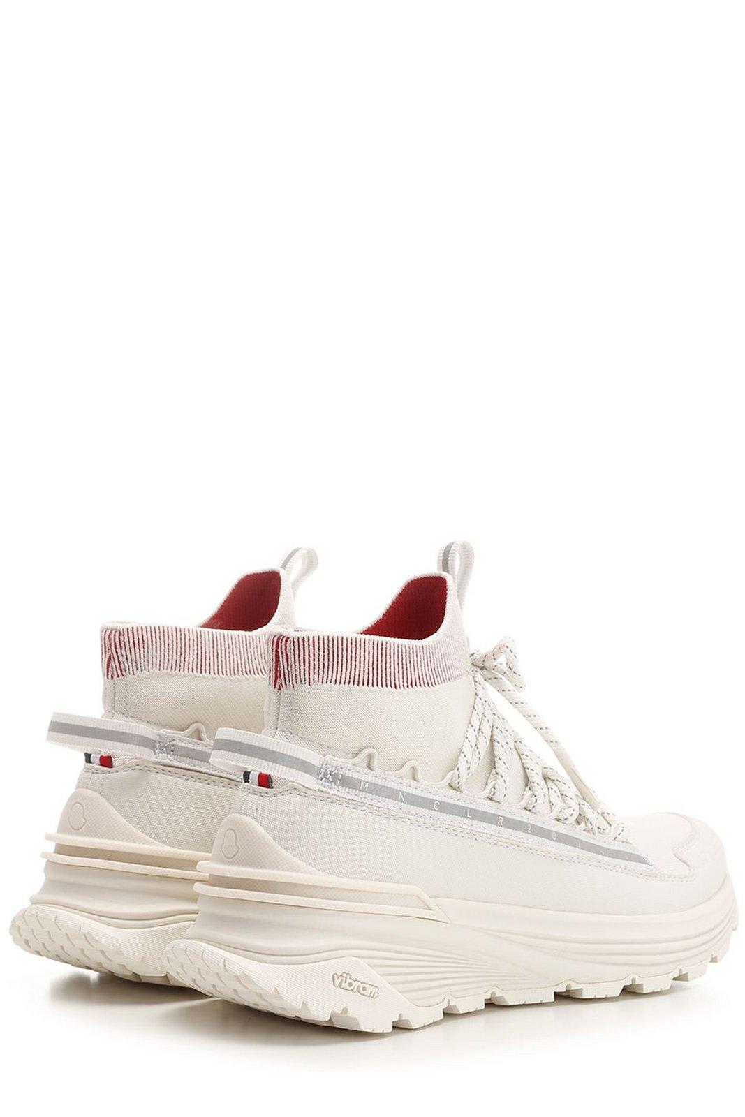 【送料&関税込】Moncler Monte Runner Knit Hightop Sneakers Moncler Monte Runner Lace Up High Top Running Sneakers