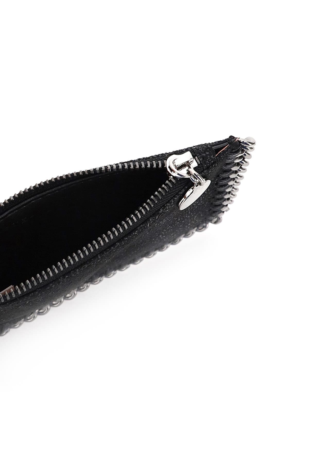 Stella McCartney Black Shaggy Deer Card Holder | italist