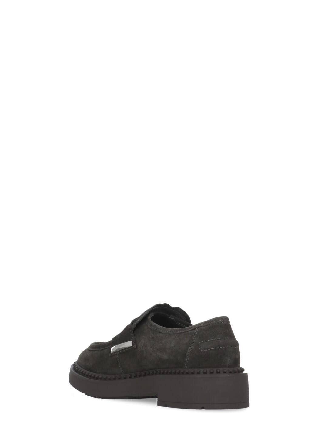 ローファー・オックスフォード ASH FW24 MEDUSA LOAFER (F24 MEDUSA07 BISTRO) Black Studded Platform Loafers - Women's Loafers