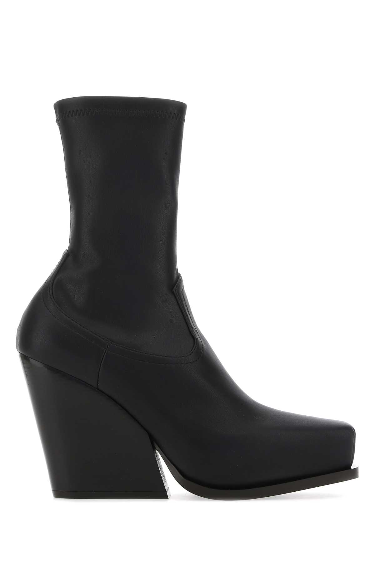 ロングブーツ STELLA McCARTNEY Black Alter Mat Cowboy Ankle Boots Stella McCartney Black Alter Mat Cowboy Ankle Boots