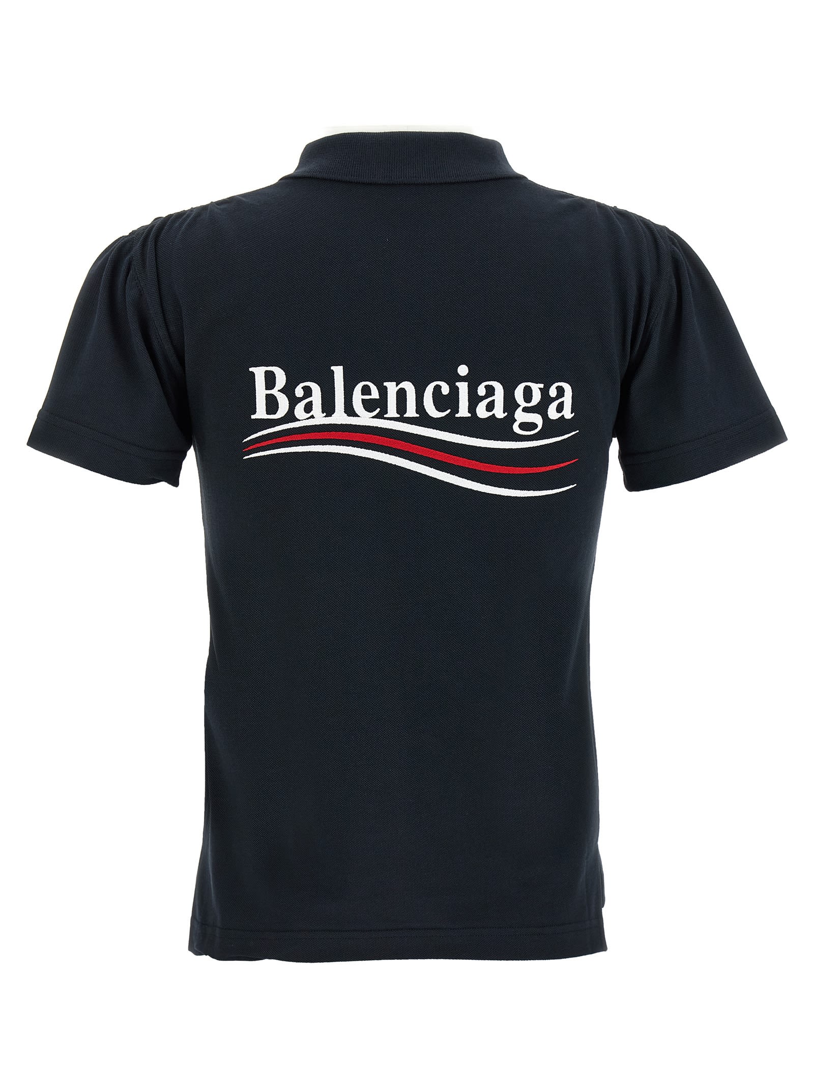 Tシャツ・カットソー BALENCIAGA Logo embroidery polo shirt (833244TSVN9 8737) LOGO EMBROIDERY POLO SHIRT (BALENCIAGA/ポロシャツ