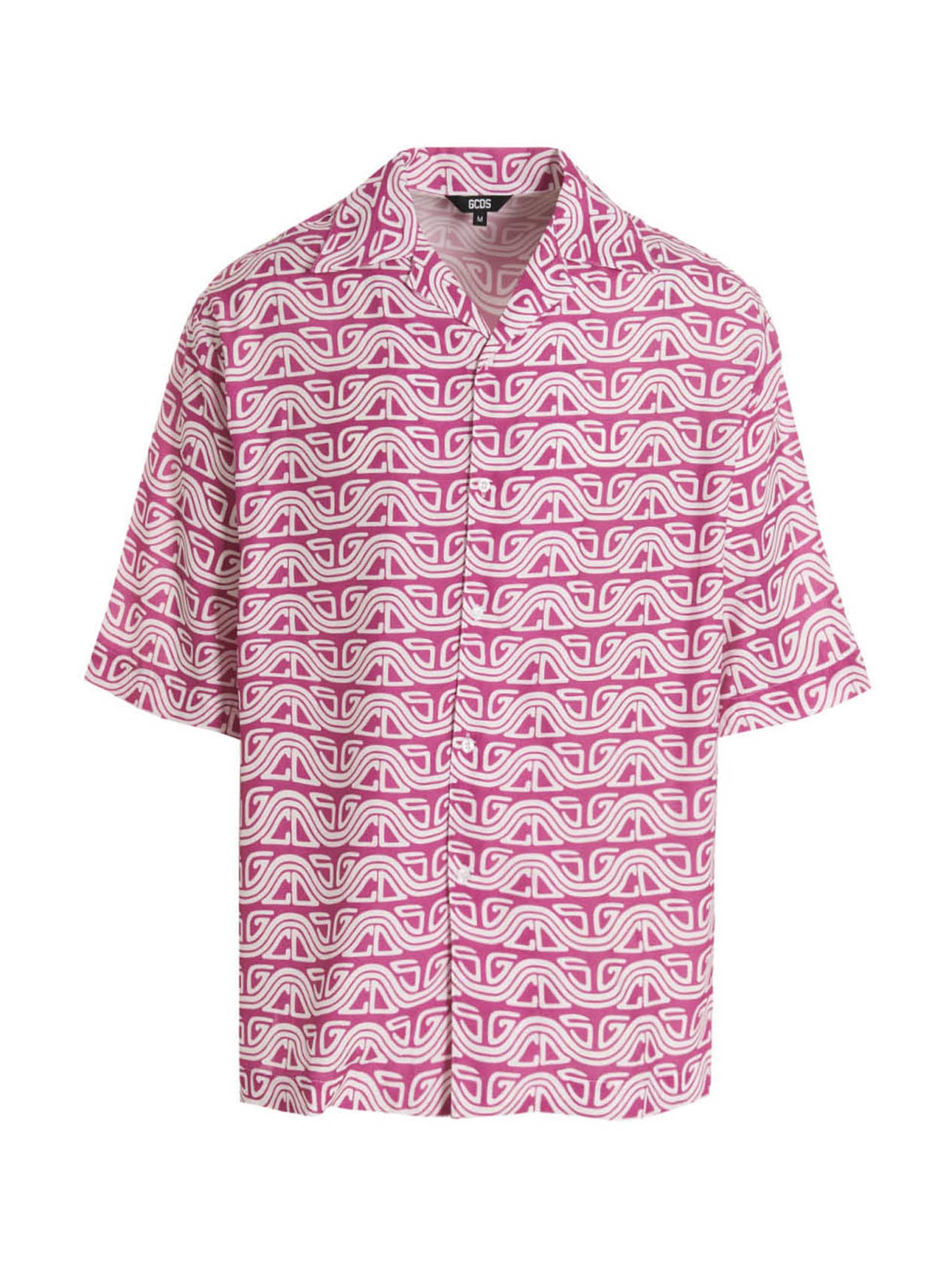 Tシャツ・カットソー GCDS SS23 MONOGRAM WAVED SHIRT (SS23M240723_47) GCDS 'waved Logo' Shirt | italist