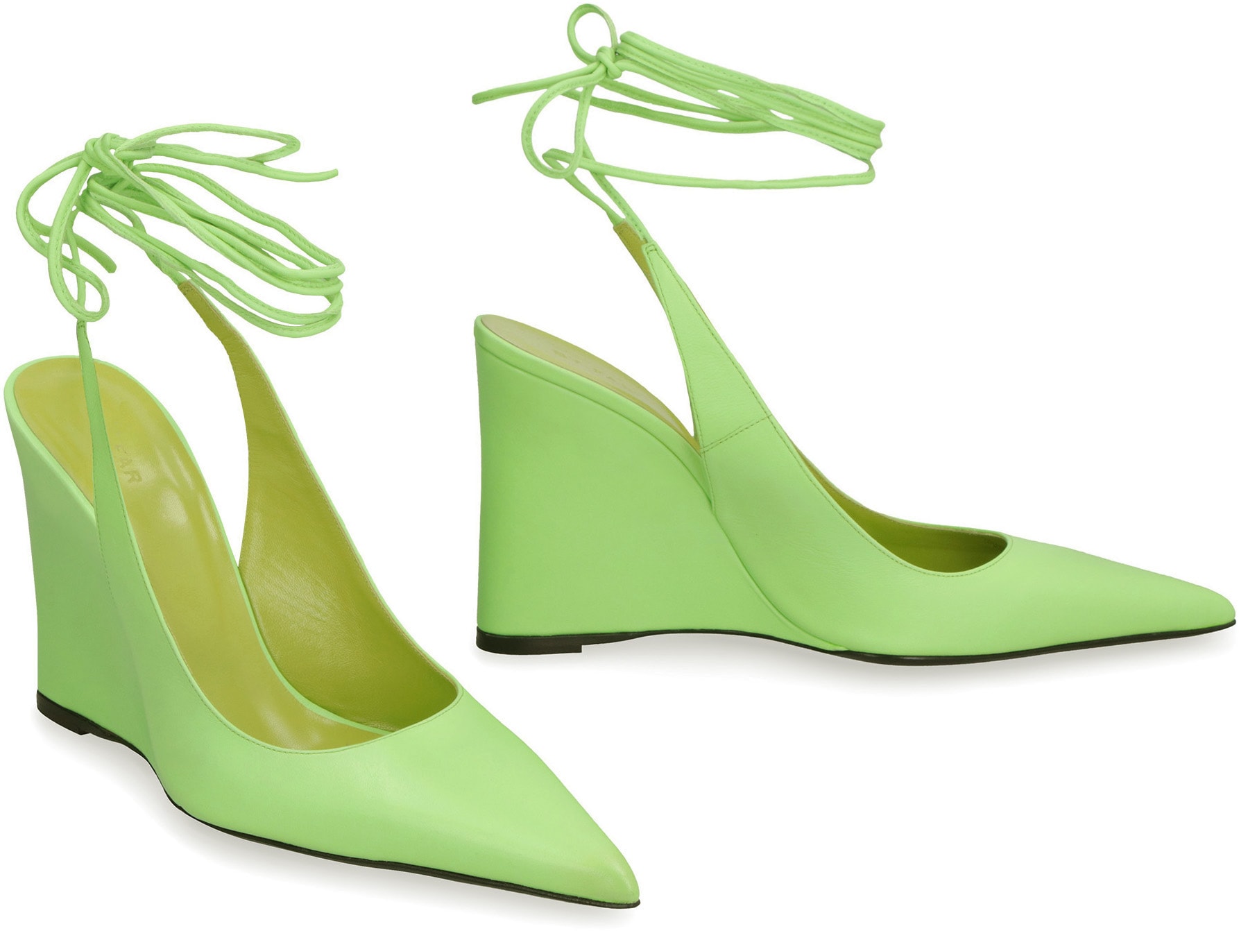 【送料&関税込】BY FAR Vaughn Leather Pointy-toe Slingback 786d5ee43d3131c8ace556f4fdfb08