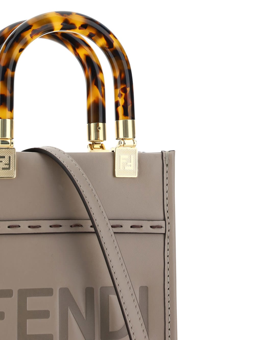 Fendi Sunshine Handbag in Metallic