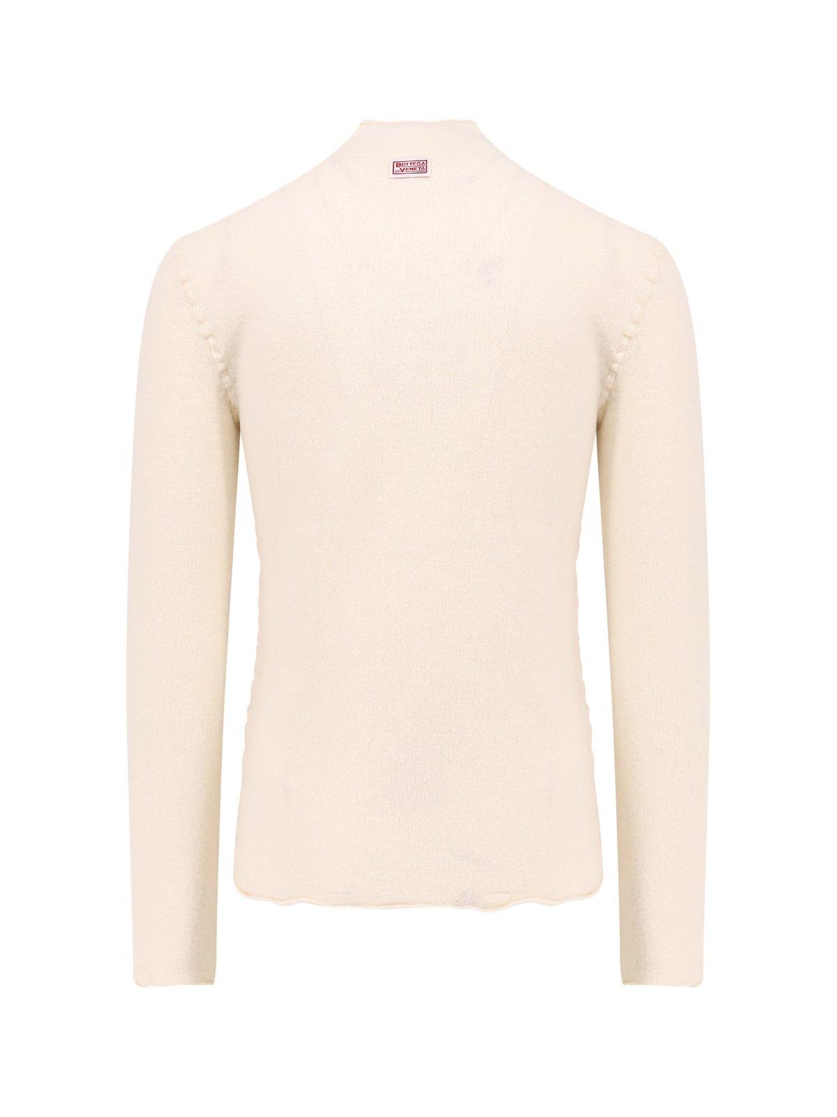 Bottega Veneta High Neck Knitted Top | italist