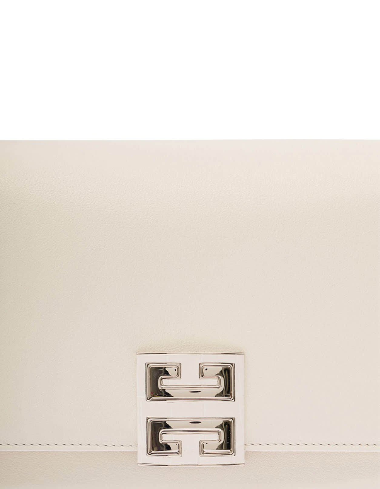 Givenchy 4g Crossbody Bag In Ivory Box Leather | italist