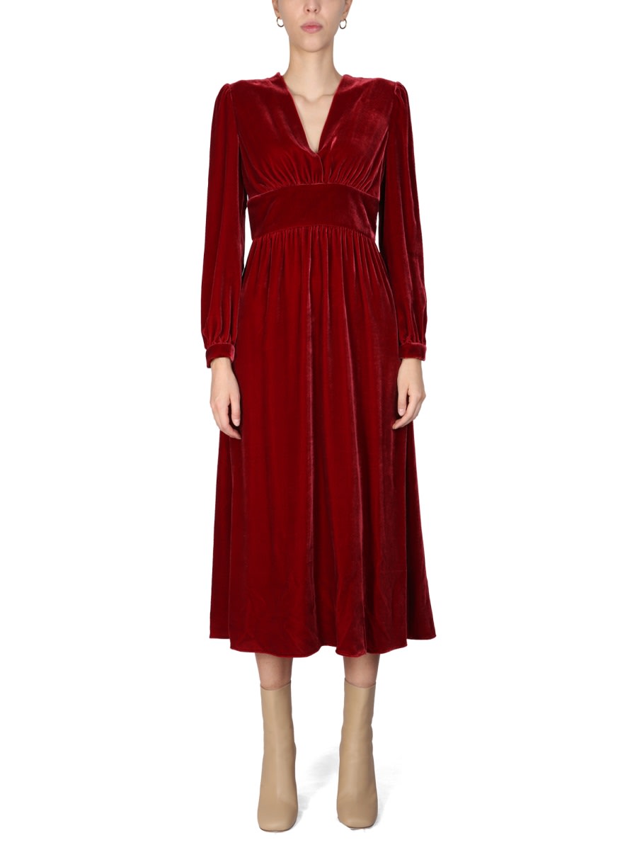 panné velvet dress