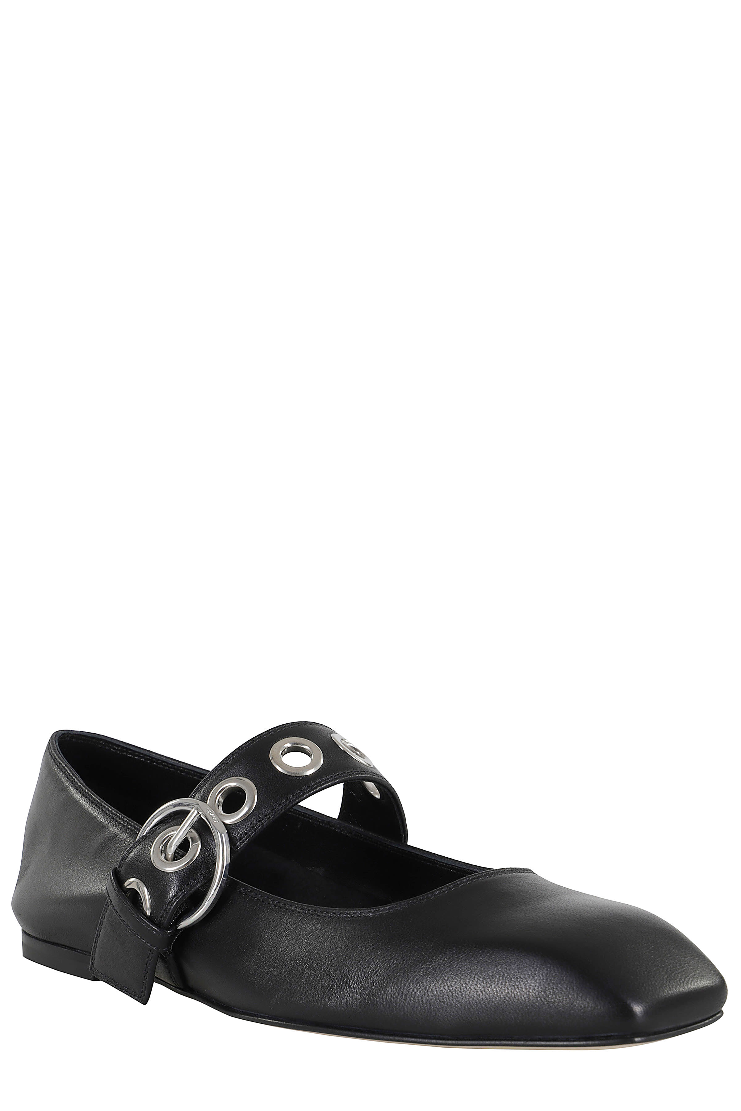 aeyde Uma Eyelet Nappa Leather Black | italist