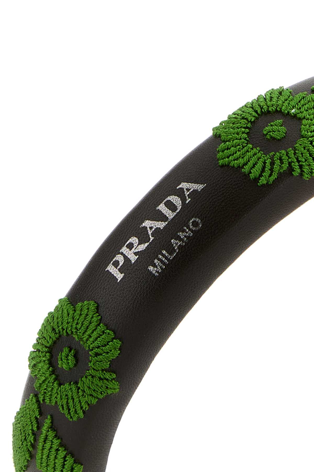 ヘアアクセサリー Prada Brown Nappa Leather Hairband Prada Brown Nappa Leather Hairband | italist