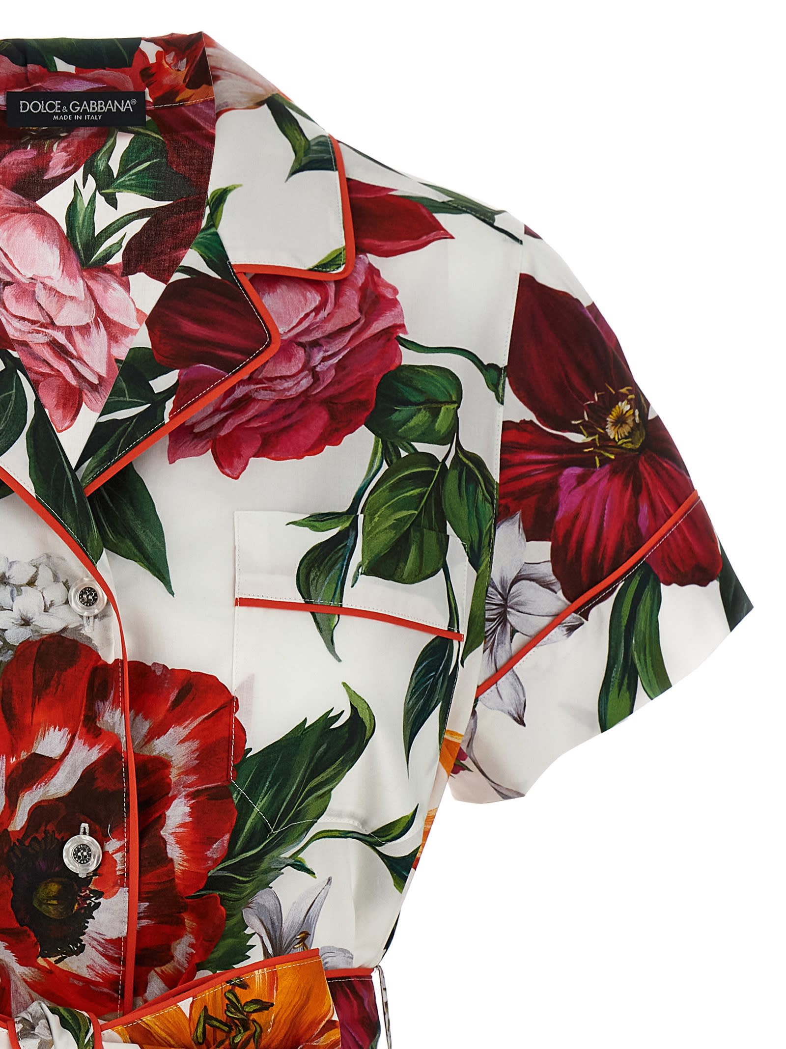 Tシャツ・カットソー Dolce & Gabbana 'Vanity' pajama shirt (F5G67THS5TQ HA5PB) Dolce & gabbana 'vanity' pajama shirt available on julian