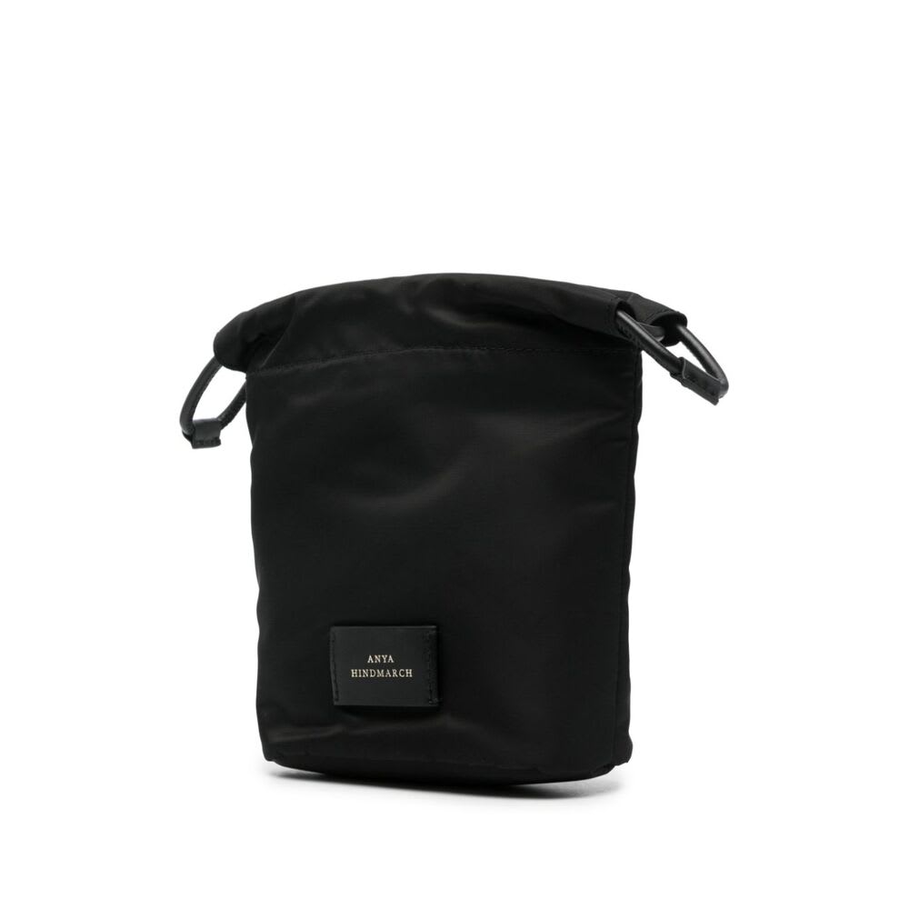ANYA HINDMARCH 193566BLACK 関税送料込 ANYA HINDMARCH I AM A PLASTIC 黒 未使用