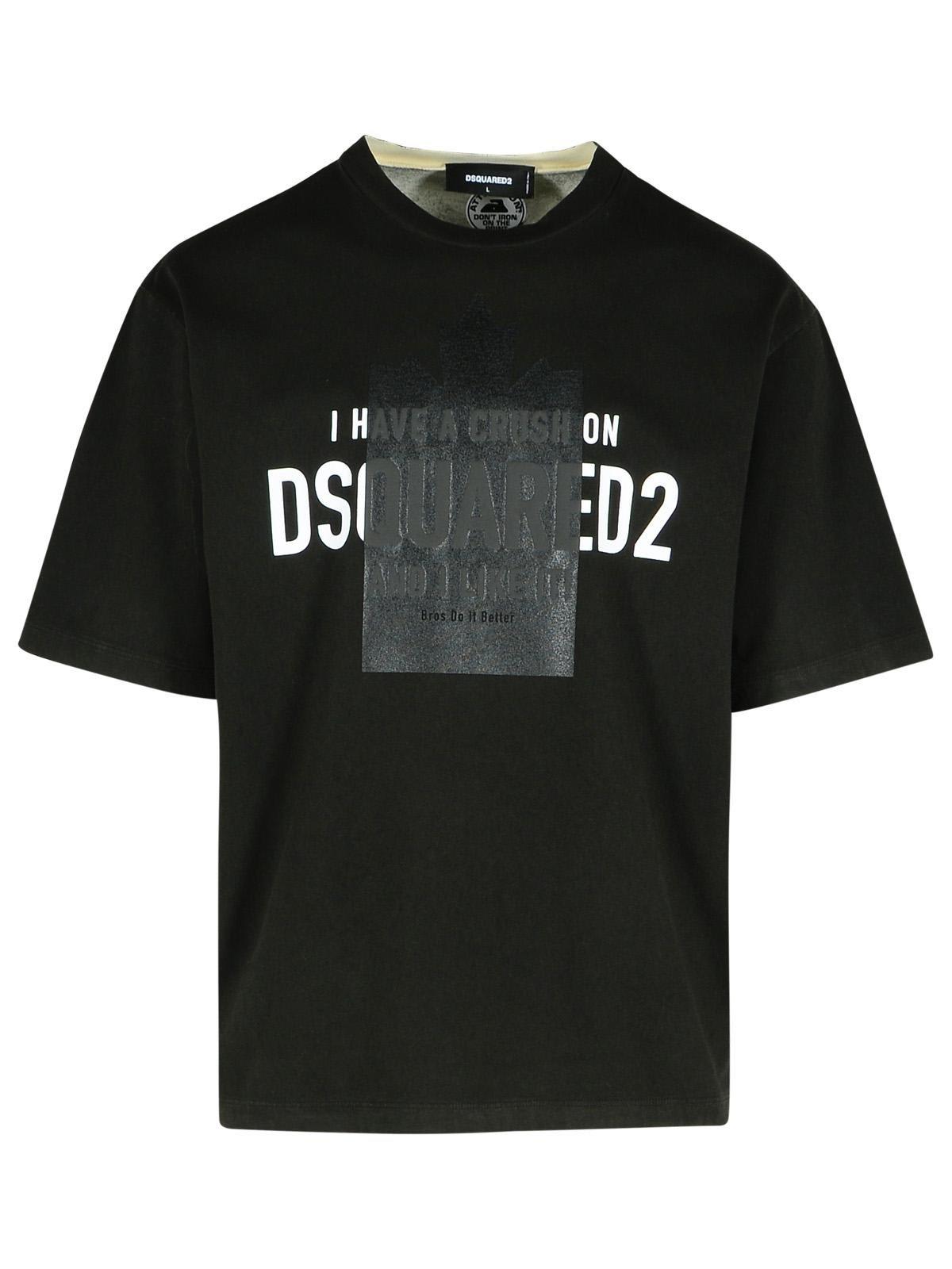 Dsquared2 Logo Printed Crewneck T-shirt | italist
