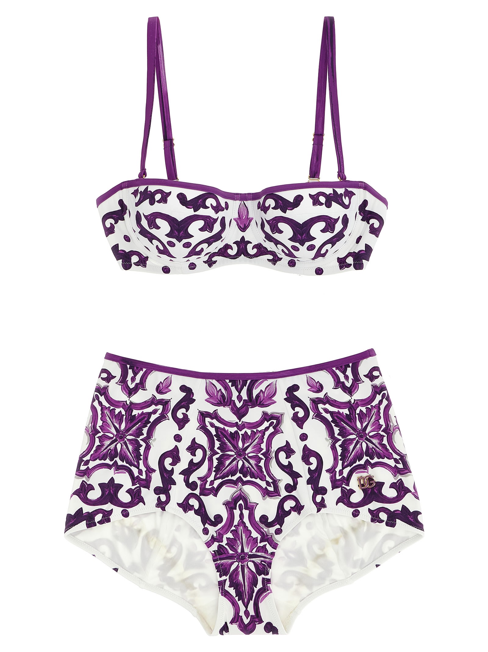 ビキニ Dolce & Gabbana 'Maiolica' print bikini (O8A27JONO19 IP3TN) Dolce & Gabbana 'maiolica' Print Bikini | italist