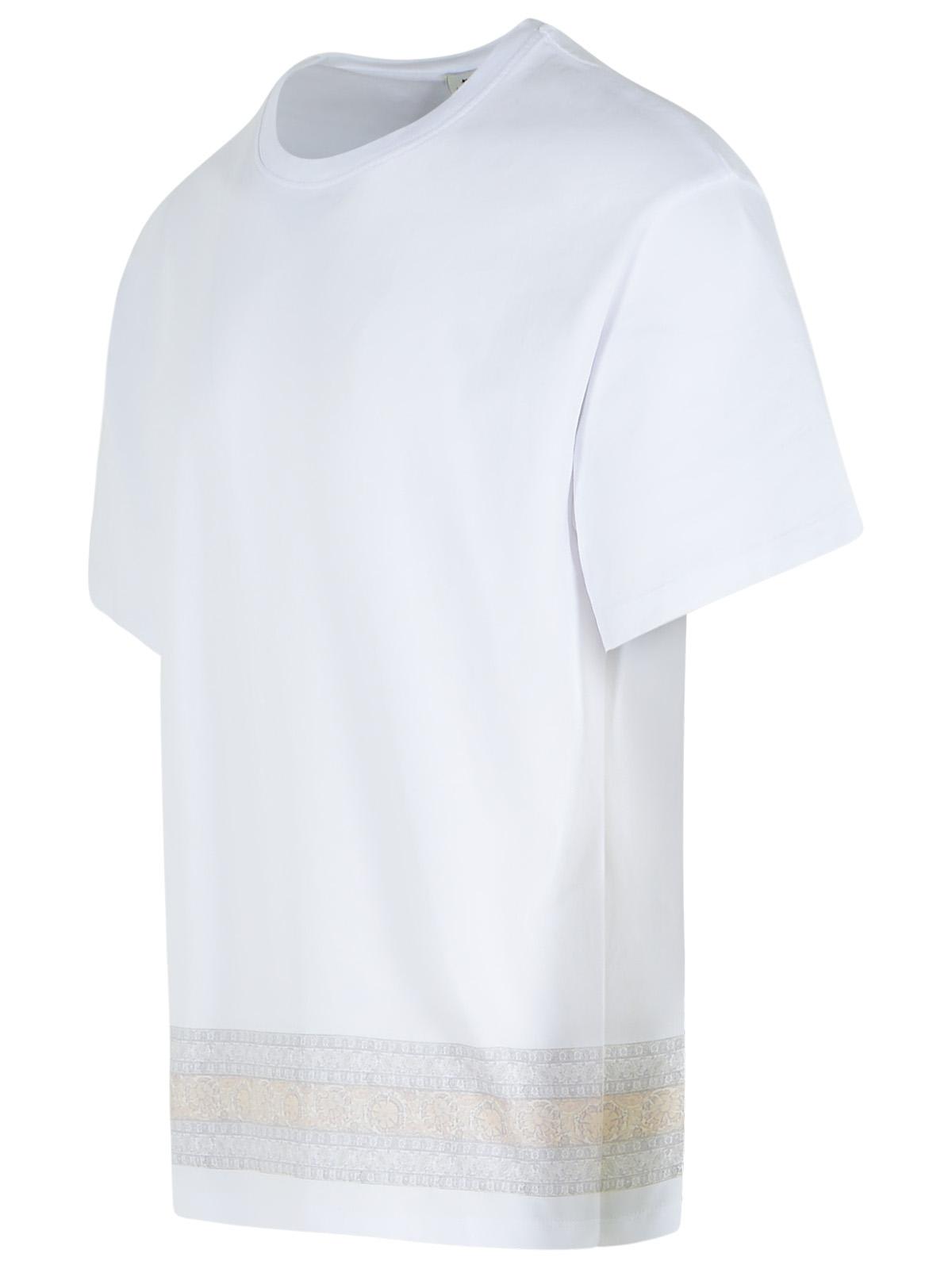 【送料&関税込】Etro soho White Cotton T-shirt ETRO Cotton T-shirt | White | FARFETCH