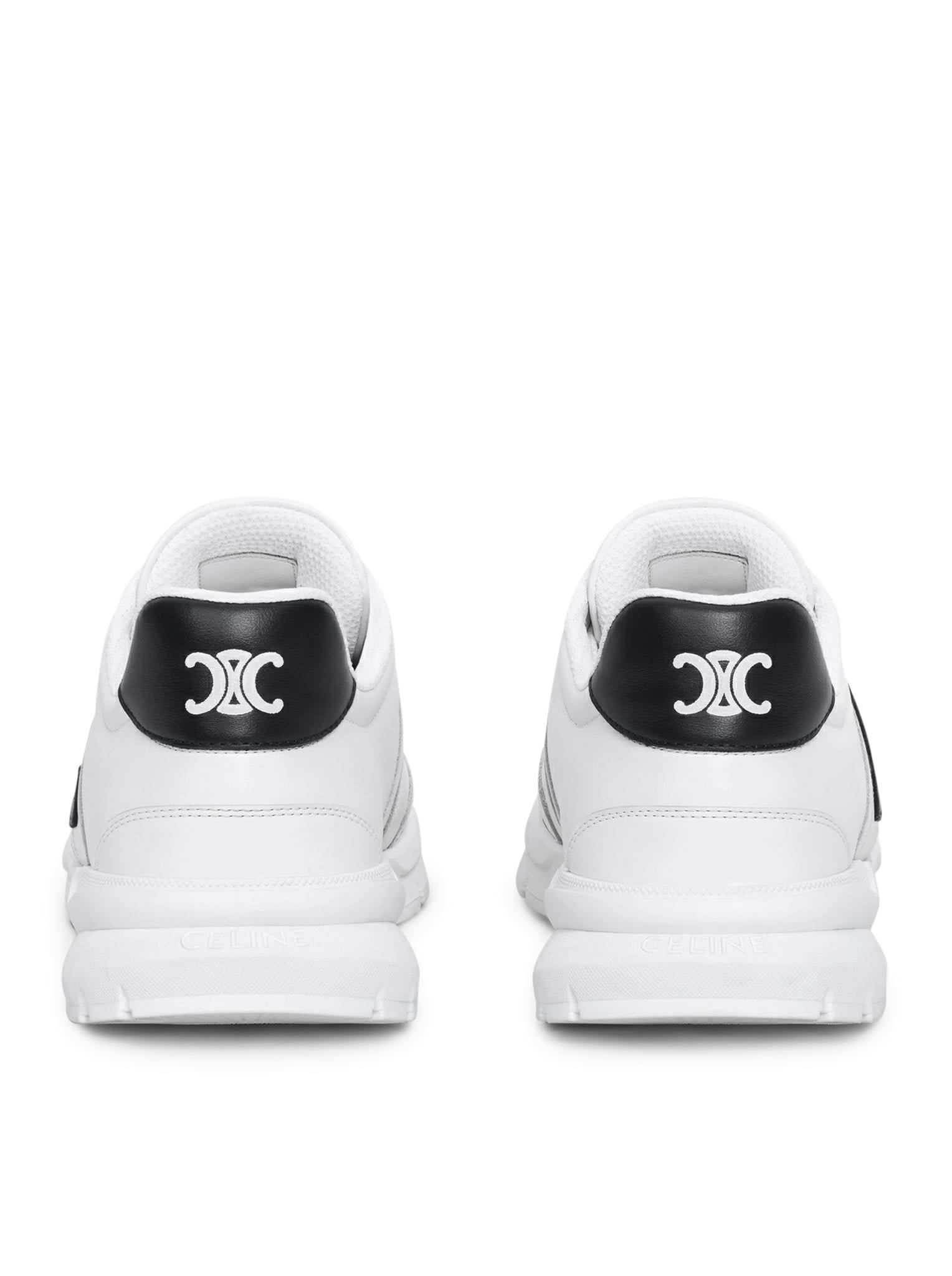 Celine Runner Cr-02 Low Lace-up Sneaker In Calfskin