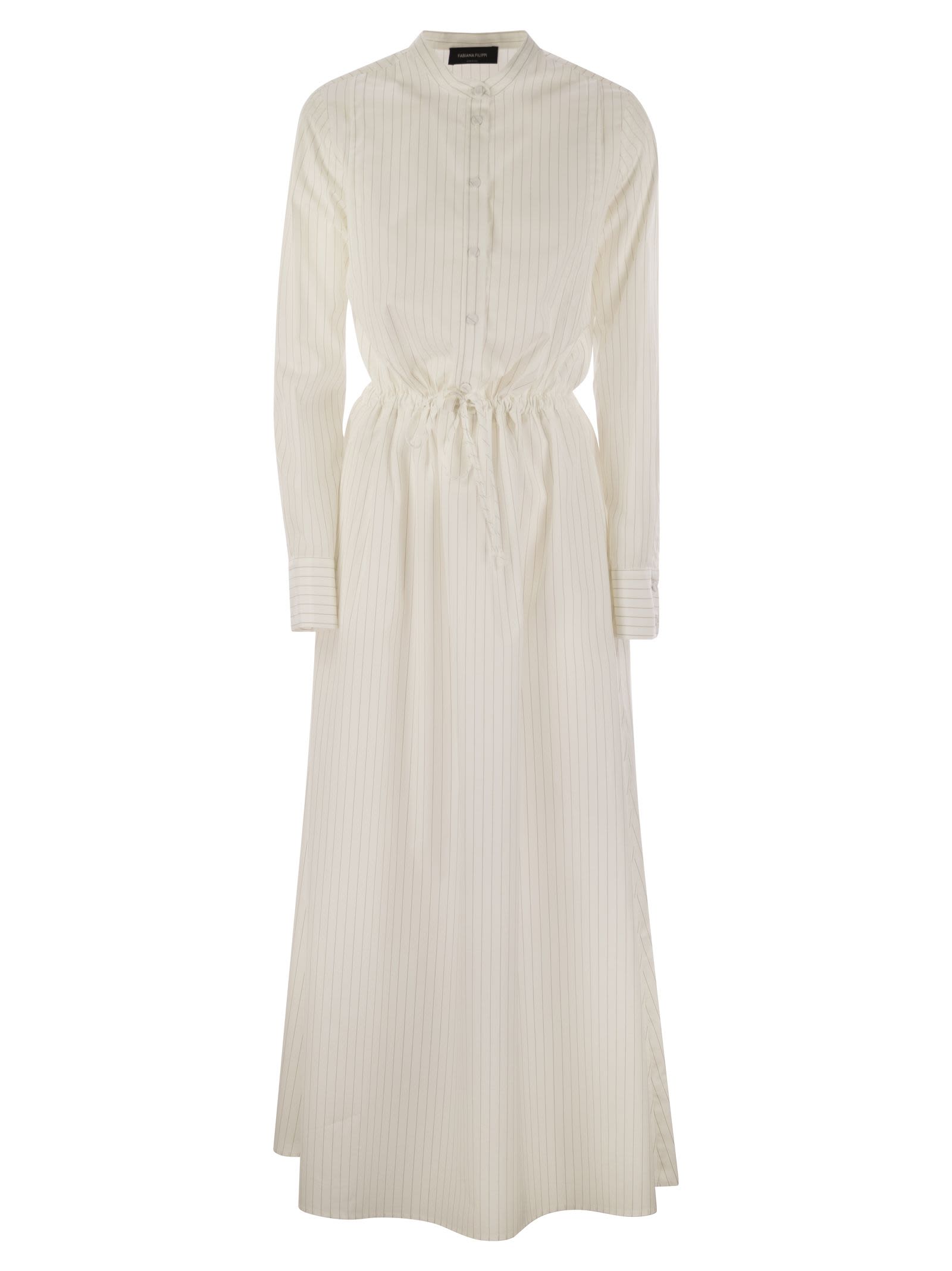 ワンピース FABIANA FILIPPI Long cotton chemisier dress Fabiana Filippi Long Cotton Chemisier Dress | italist