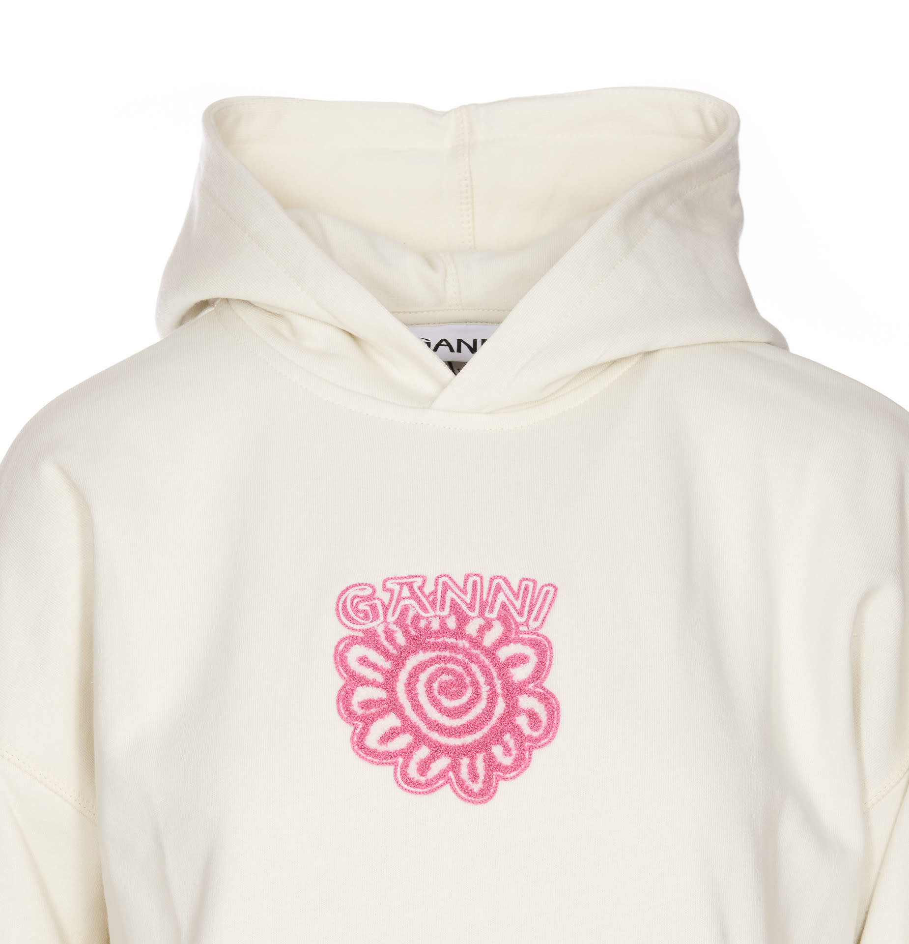 Ganni Isoli Flower Oversized Hoodie | italist