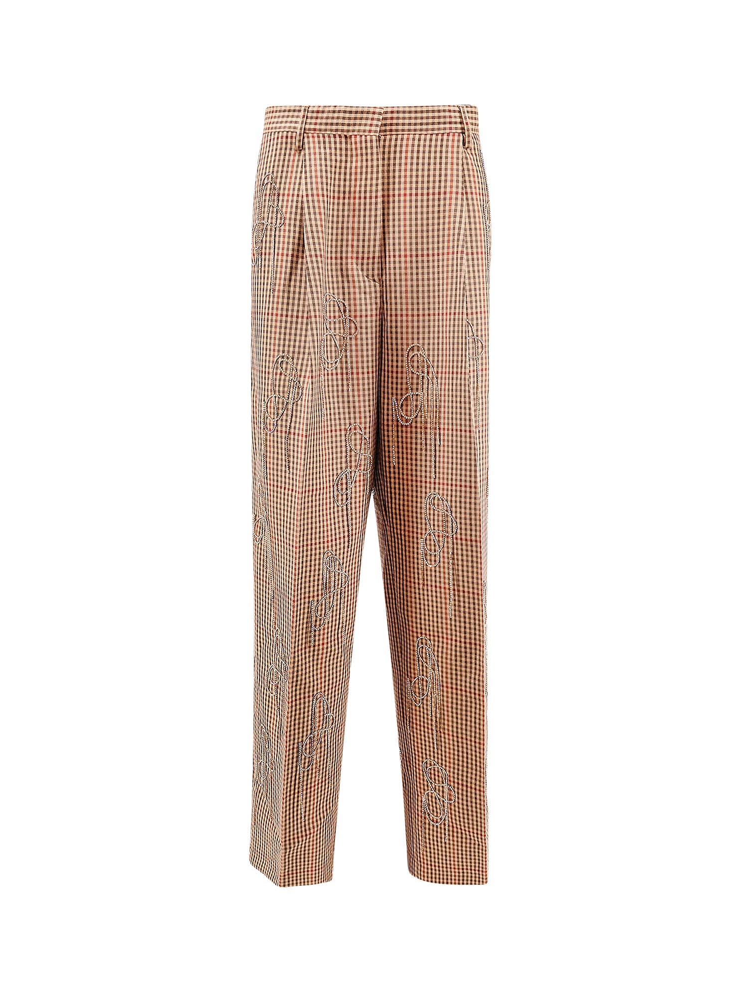 【PORTERNA】Vine Check Trousers Vineyard Vines Womens Stretch Wool-Blend Ankle Pants – ShopCGX