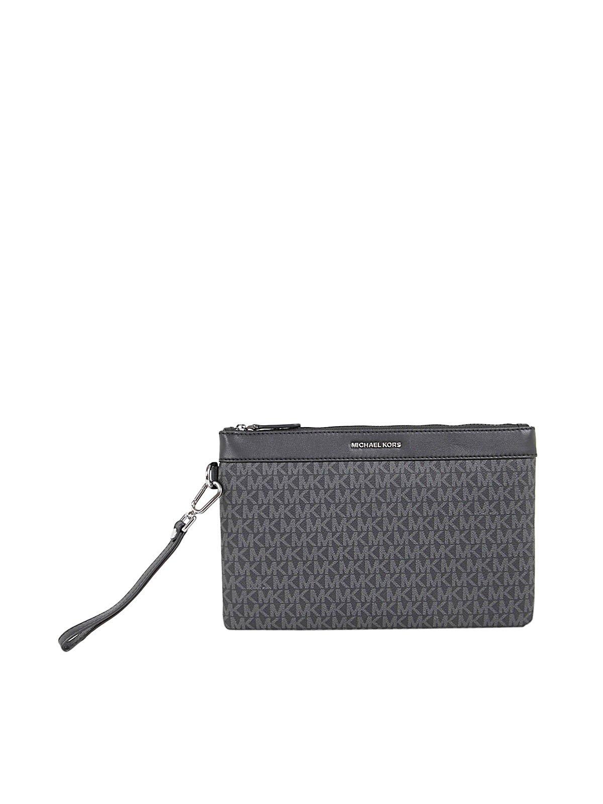 入荷なう Michael MICHAEL Kors italist | Pouch Travel Zipped Monogram バッグ
