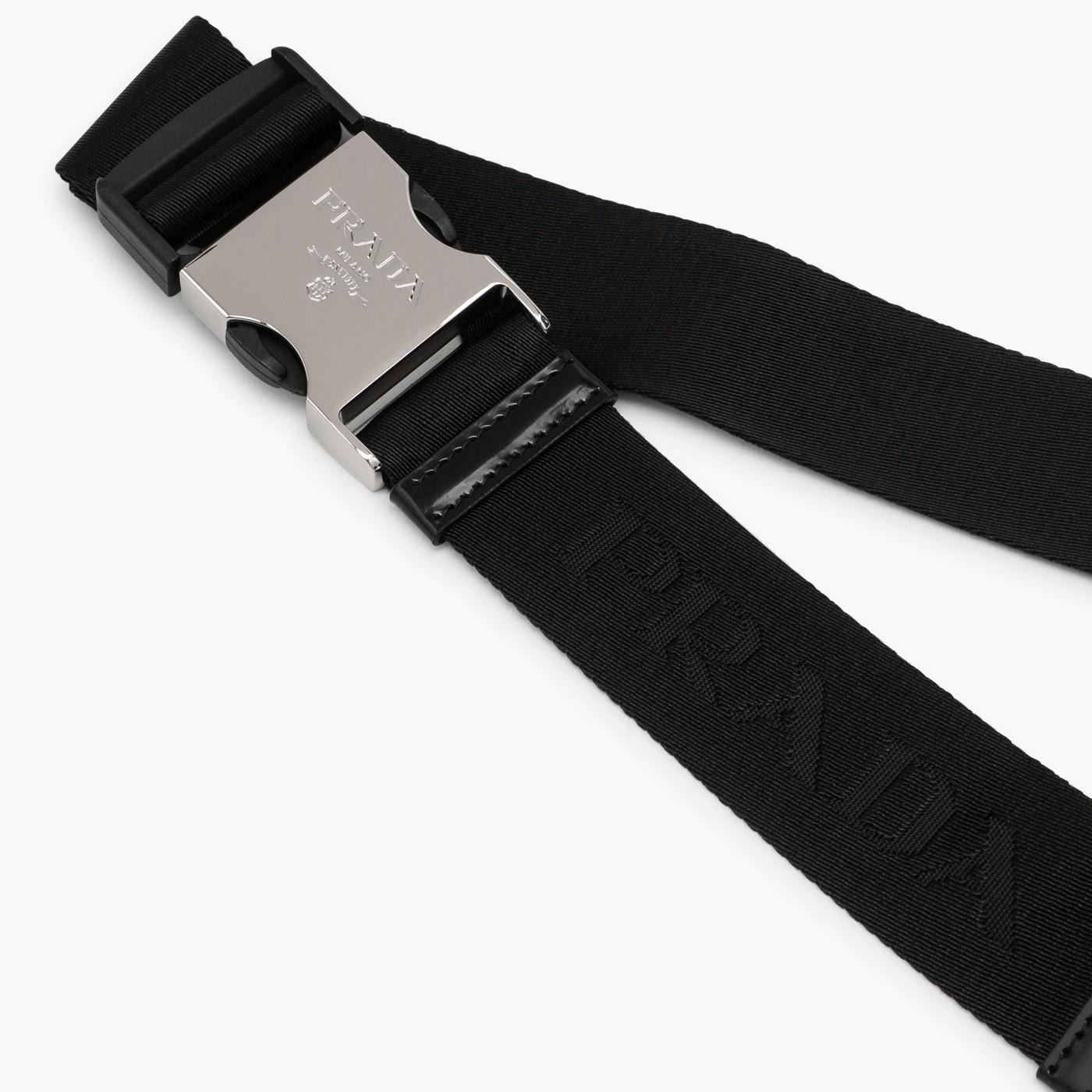 Prada Black Leather Shoulder Bag | italist