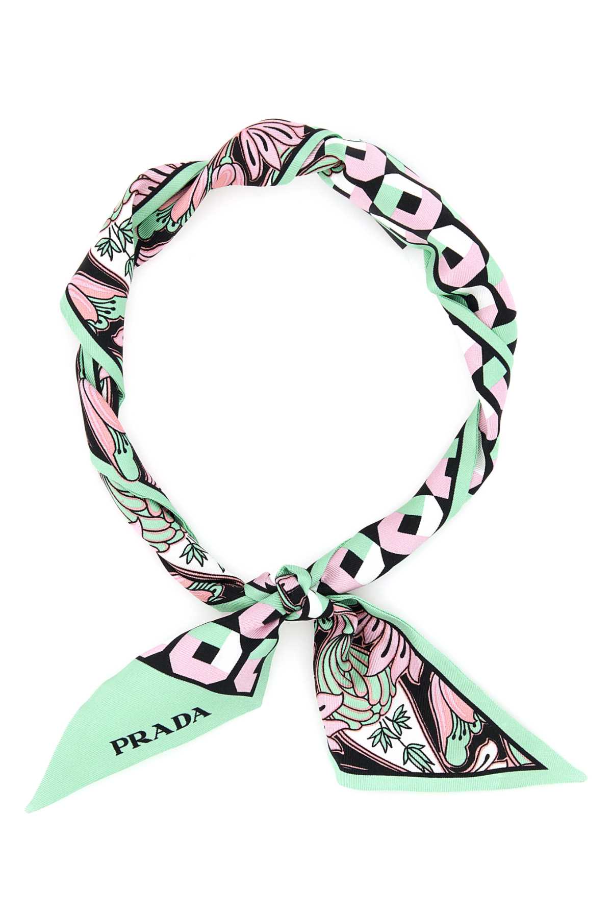 スカーフ PRADA SCARF (1FS0582FK6 F0824) Prada Printed Silk Foulard | italist
