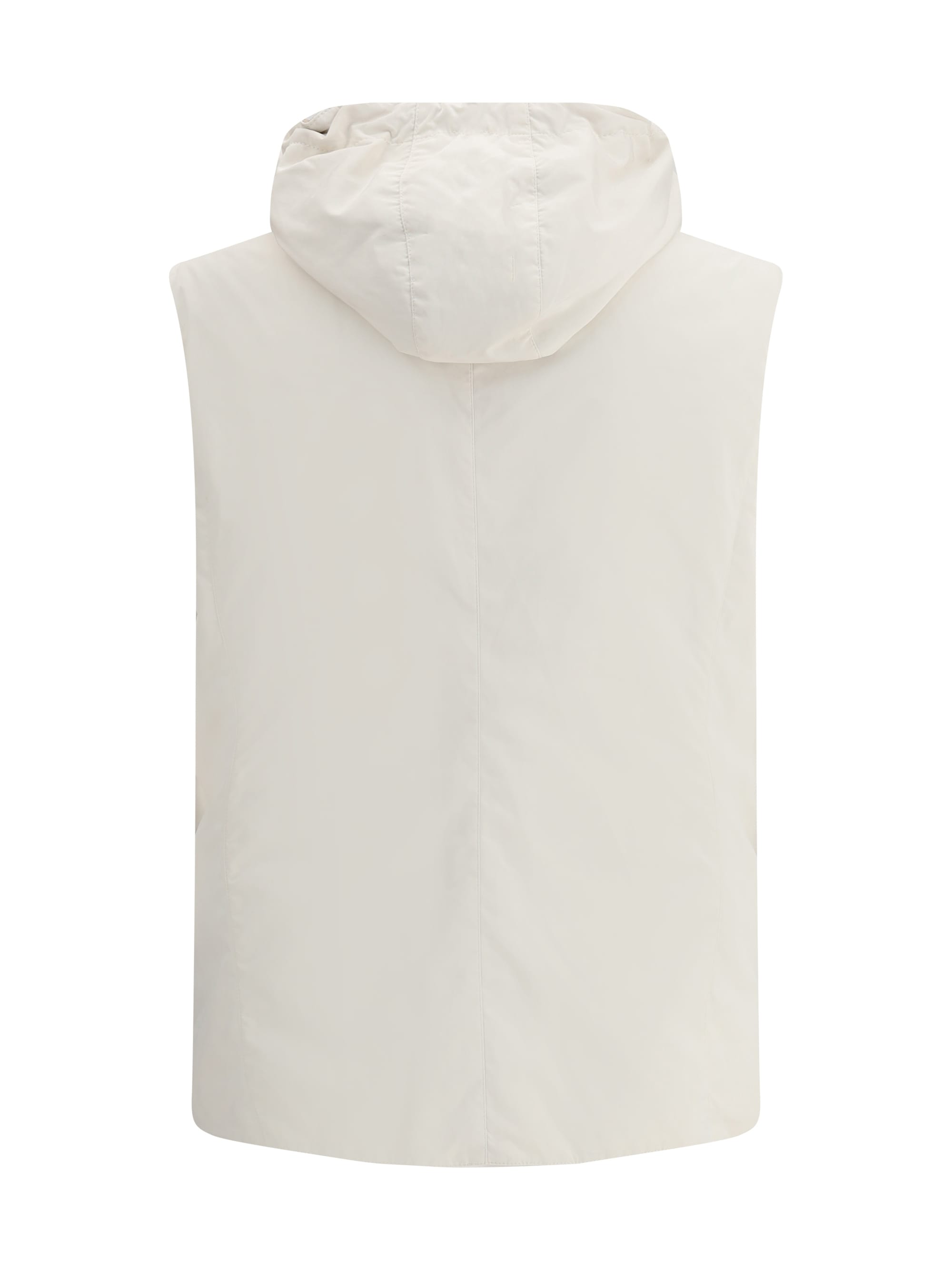ベスト・ジレ BRUNELLO CUCINELLI Water-repellent microfiber vest with The Brunello Cucinelli Water-repellent Microfiber Vest | italist