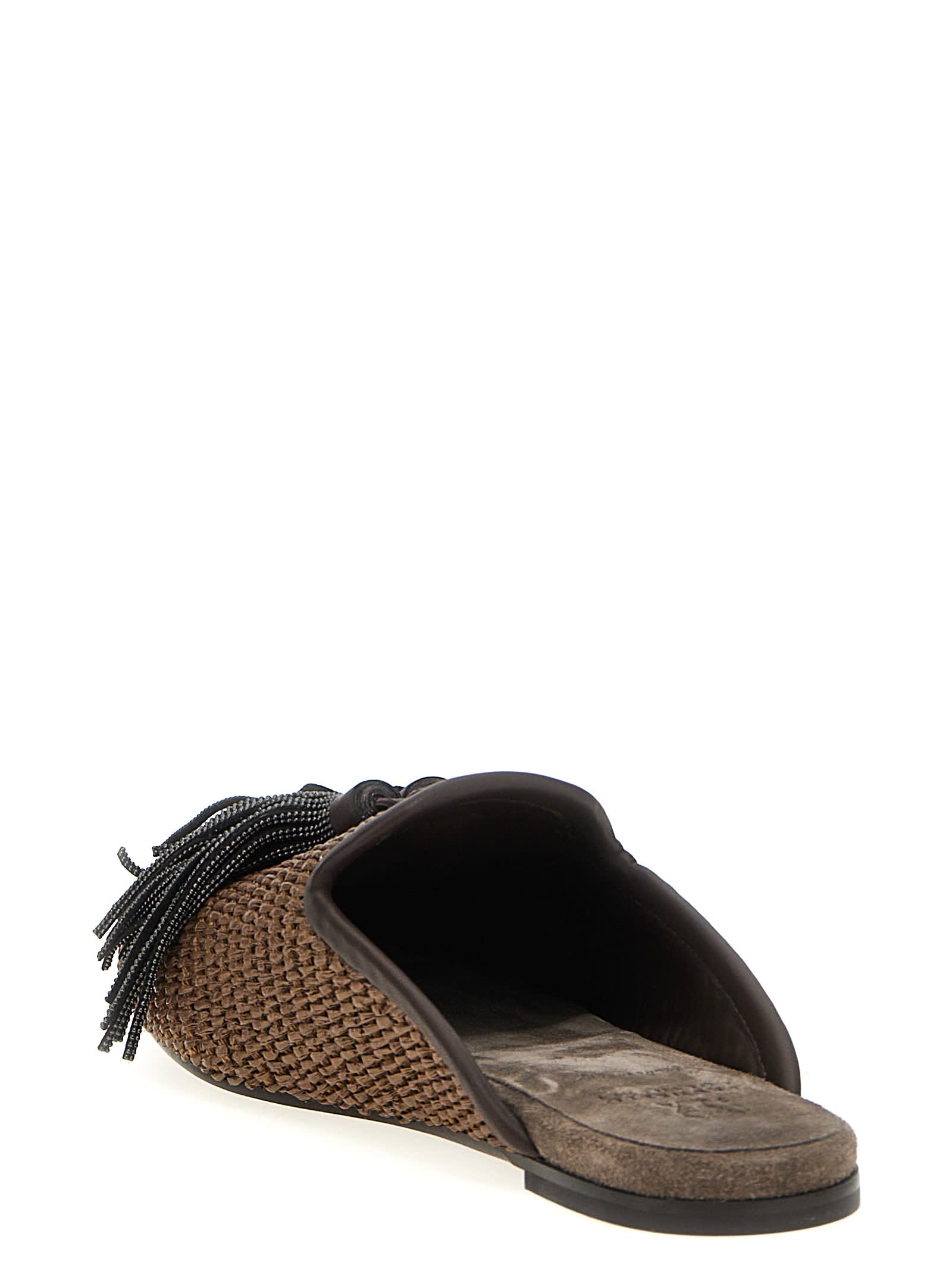 【関税込み】BRUNELLO CUCINELLI JEWEL TASSEL SABOTS Brunello Cucinelli Jewel Tassel Sabots | italist