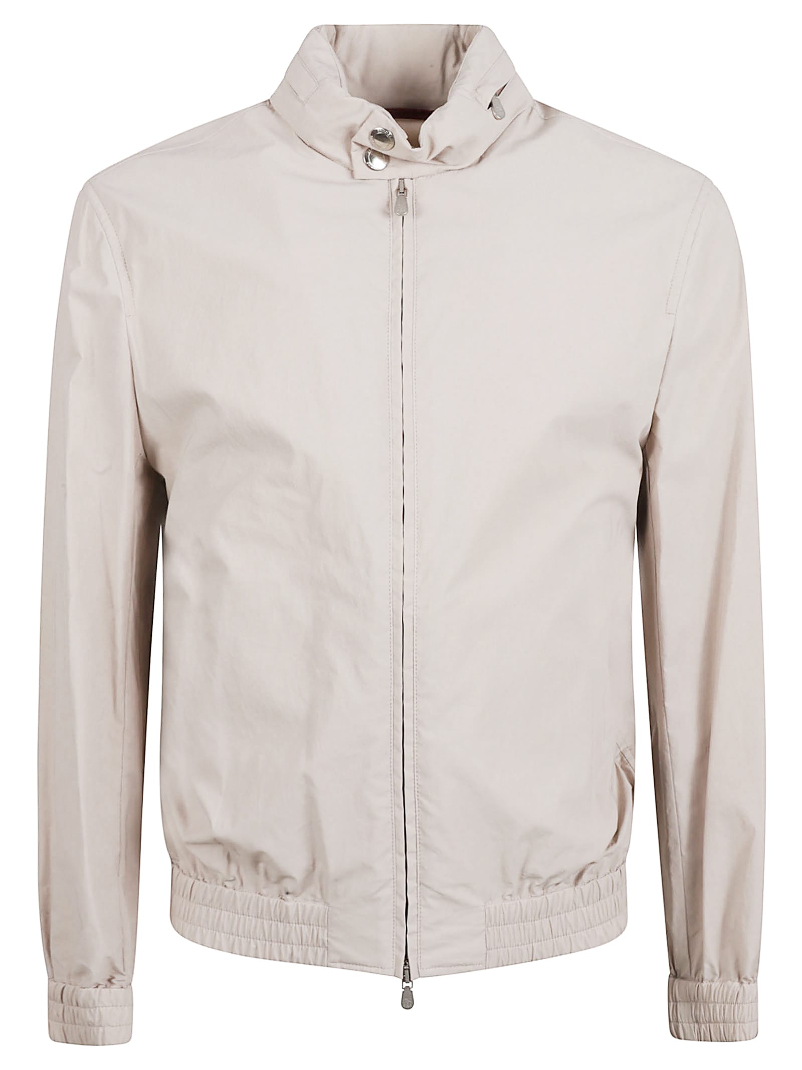 Brunello Cucinelli High-neck Zip Plain Jacket | italist