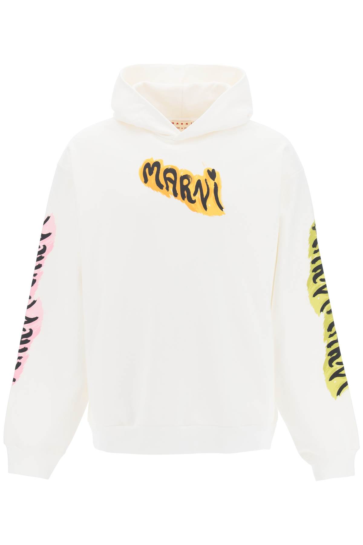 パーカー・フーディ MARNI FW23 SWEATSHIRT WITH LOGO (FUMU0067PD_USCV51GLW02) MARNI FAUX FUR SWEAT HOODIE SPHERICAL GREEN FW23 | 50%OFF