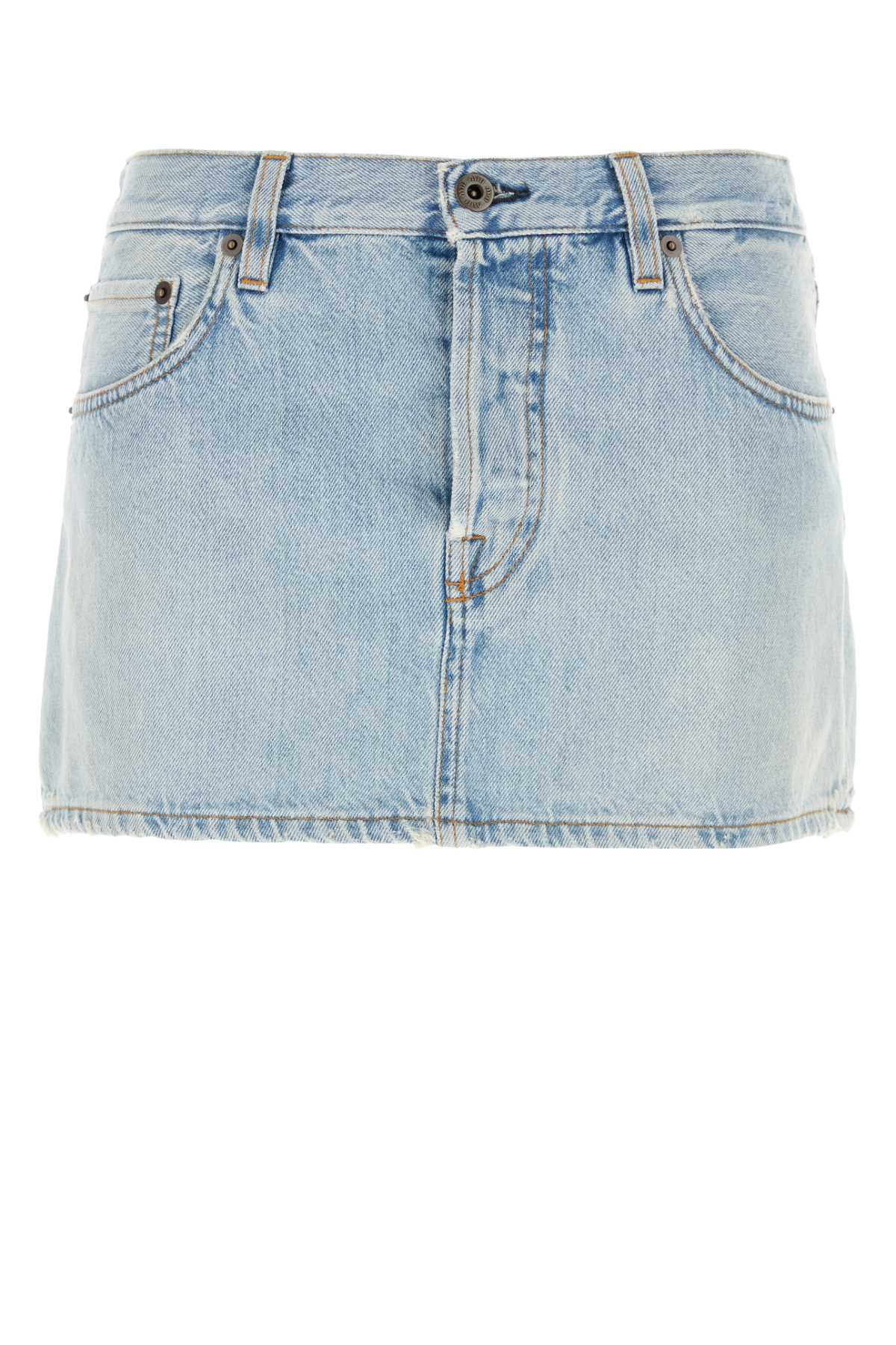 Miu Miu Denim Mini Skirt | italist
