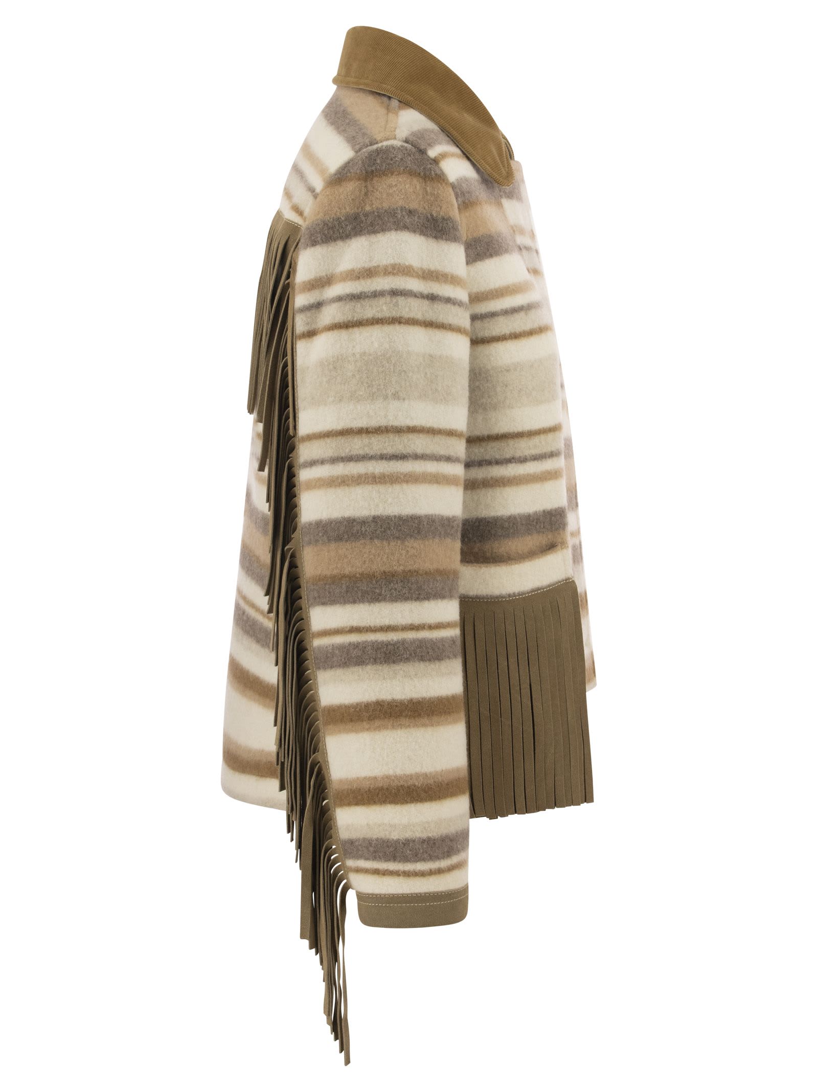 Fay 3-hook Jacket With Fringes | italist