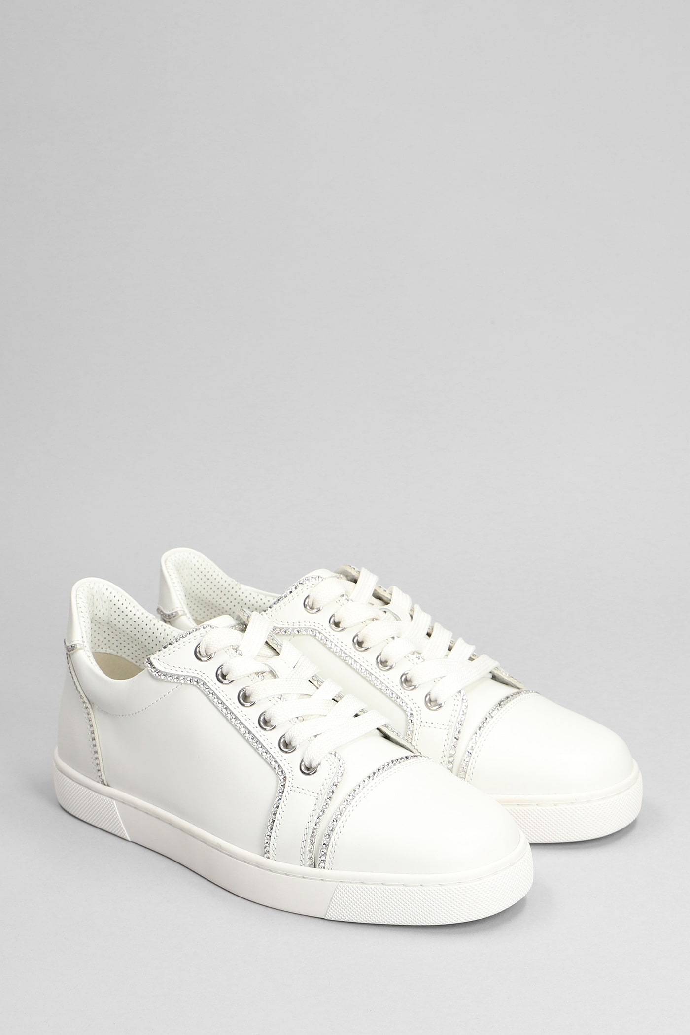 Christian Louboutin Sneakers In White Leather | italist, ALWAYS